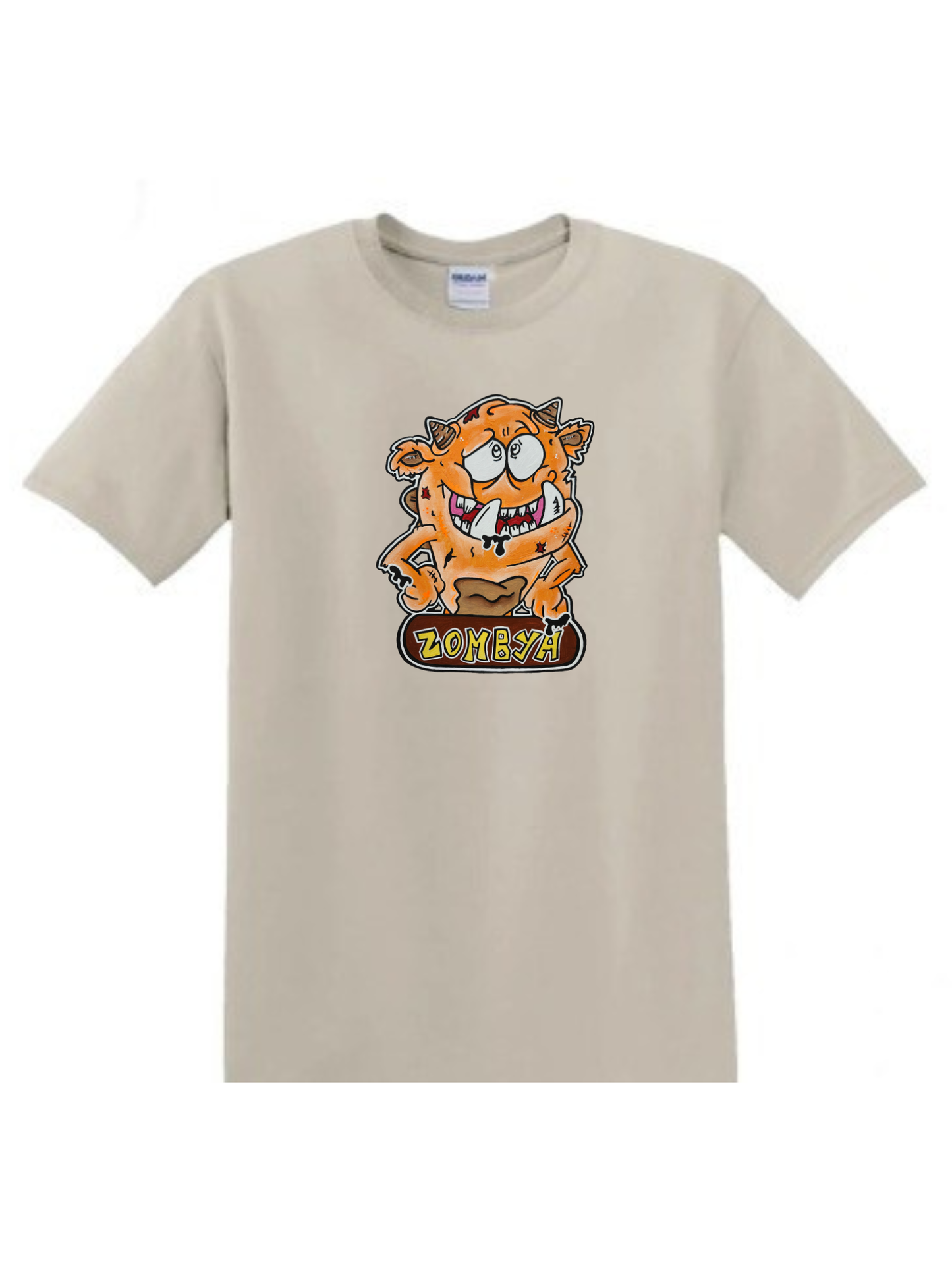 T-shirt Monstre orange