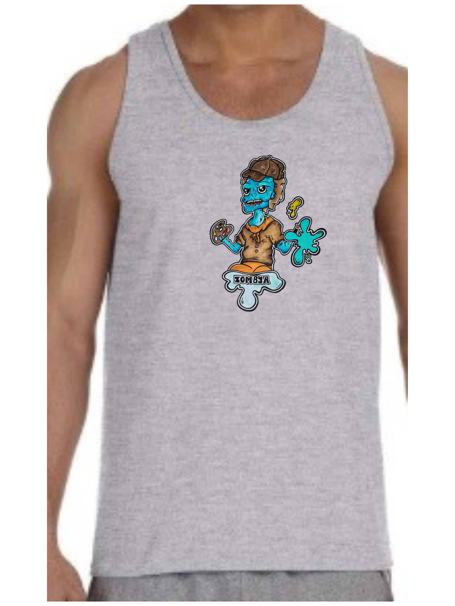 Camisole homme Zombie artiste