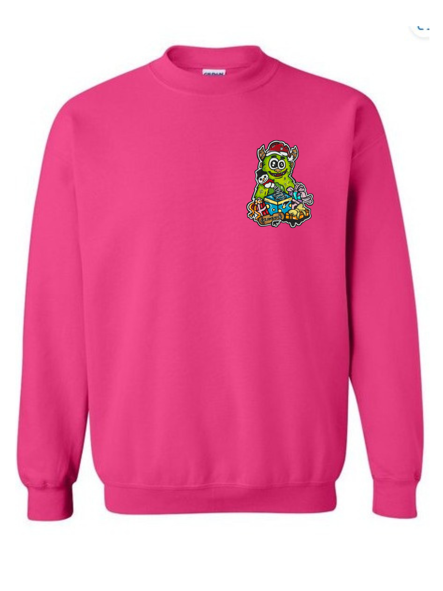 Crewneck Monstre vert Noël