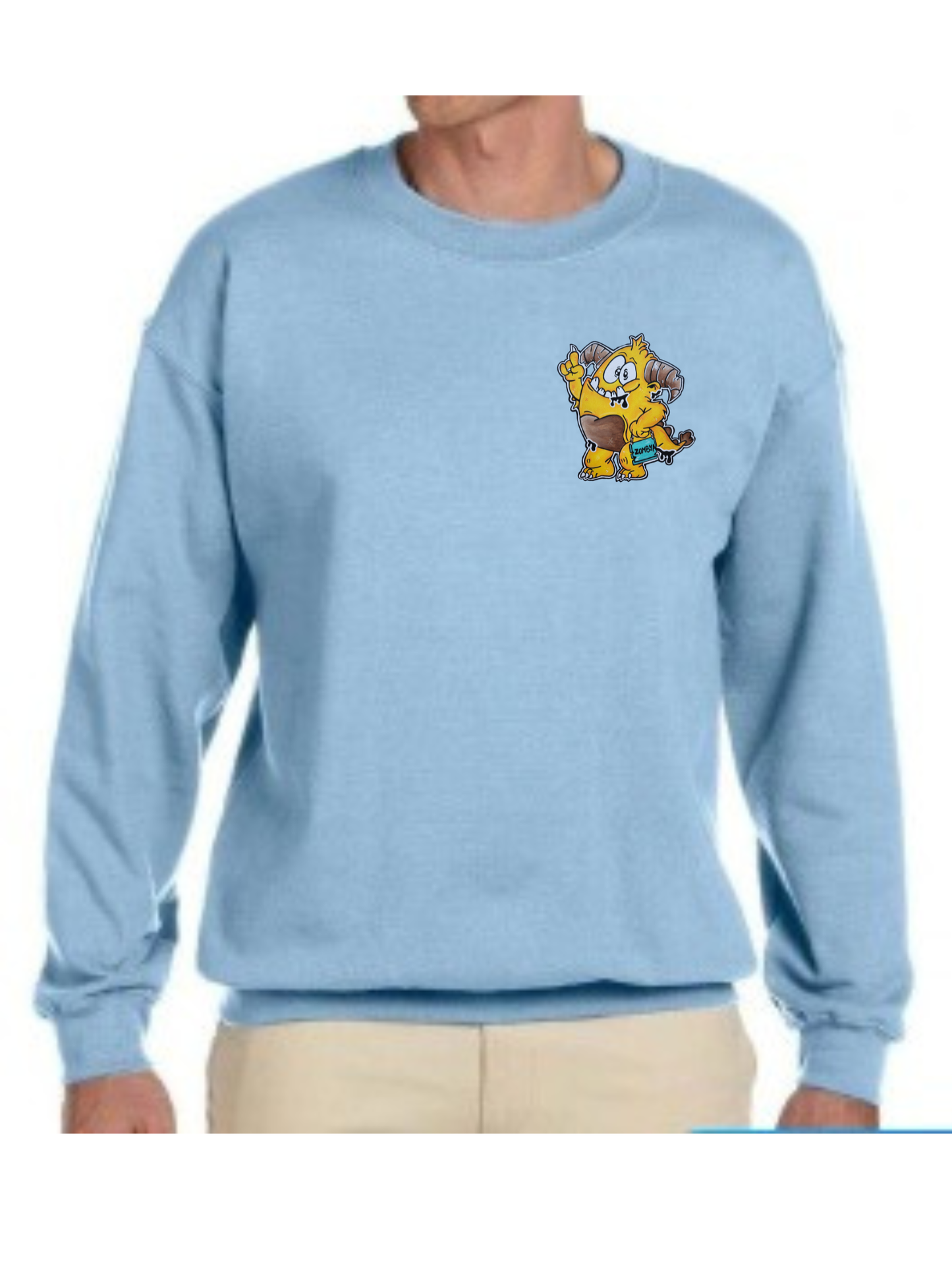 Crewneck Monstre jaune