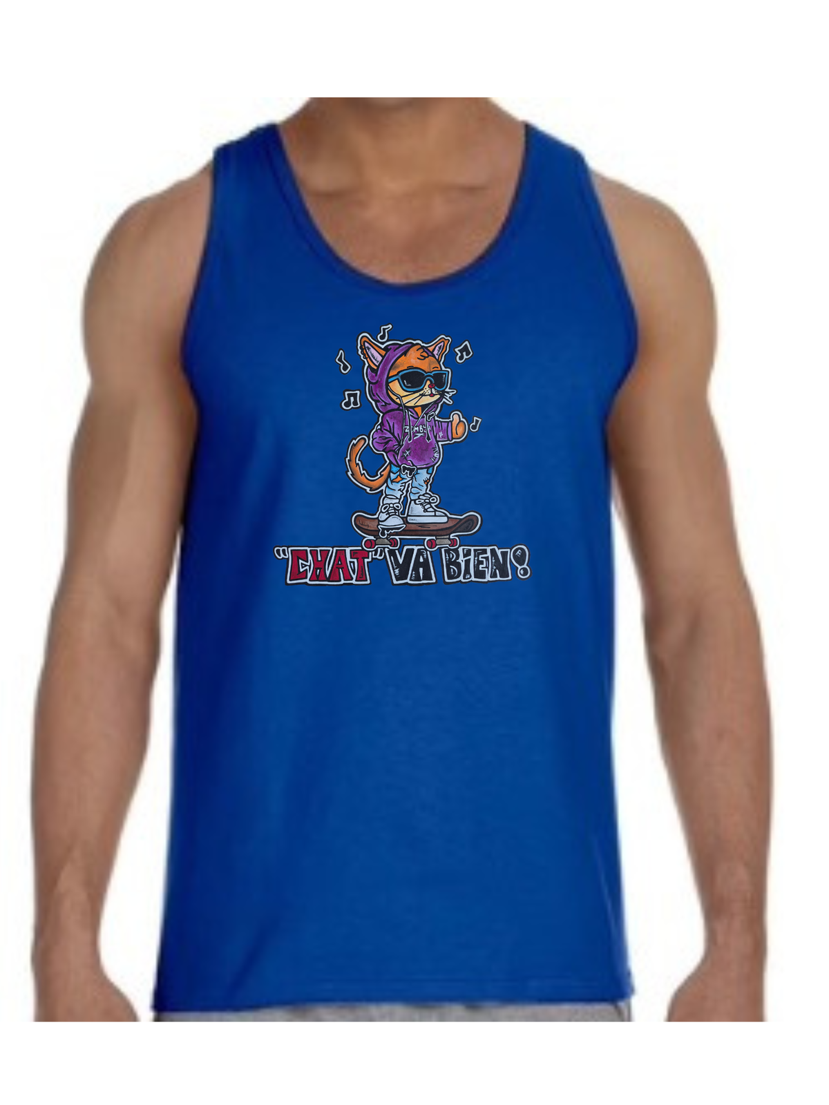 Camisole homme Chat va bien