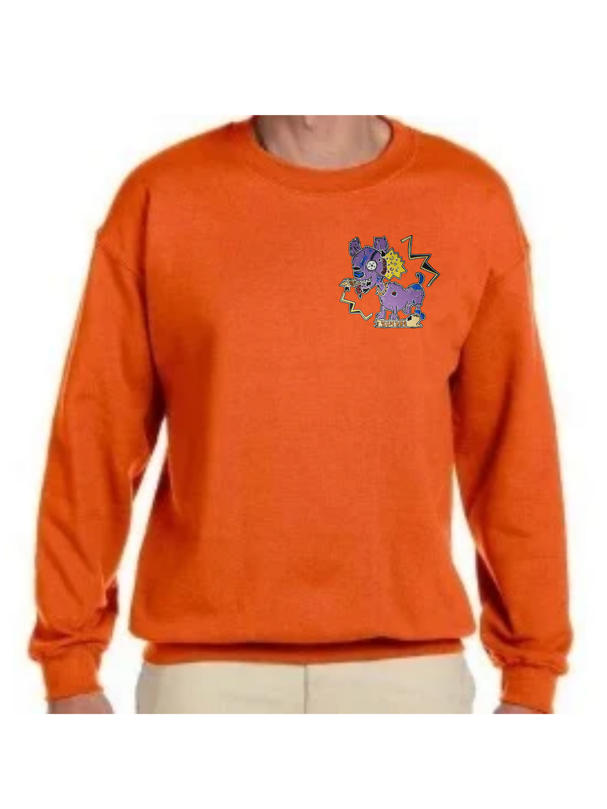 Crewneck Chien zombie