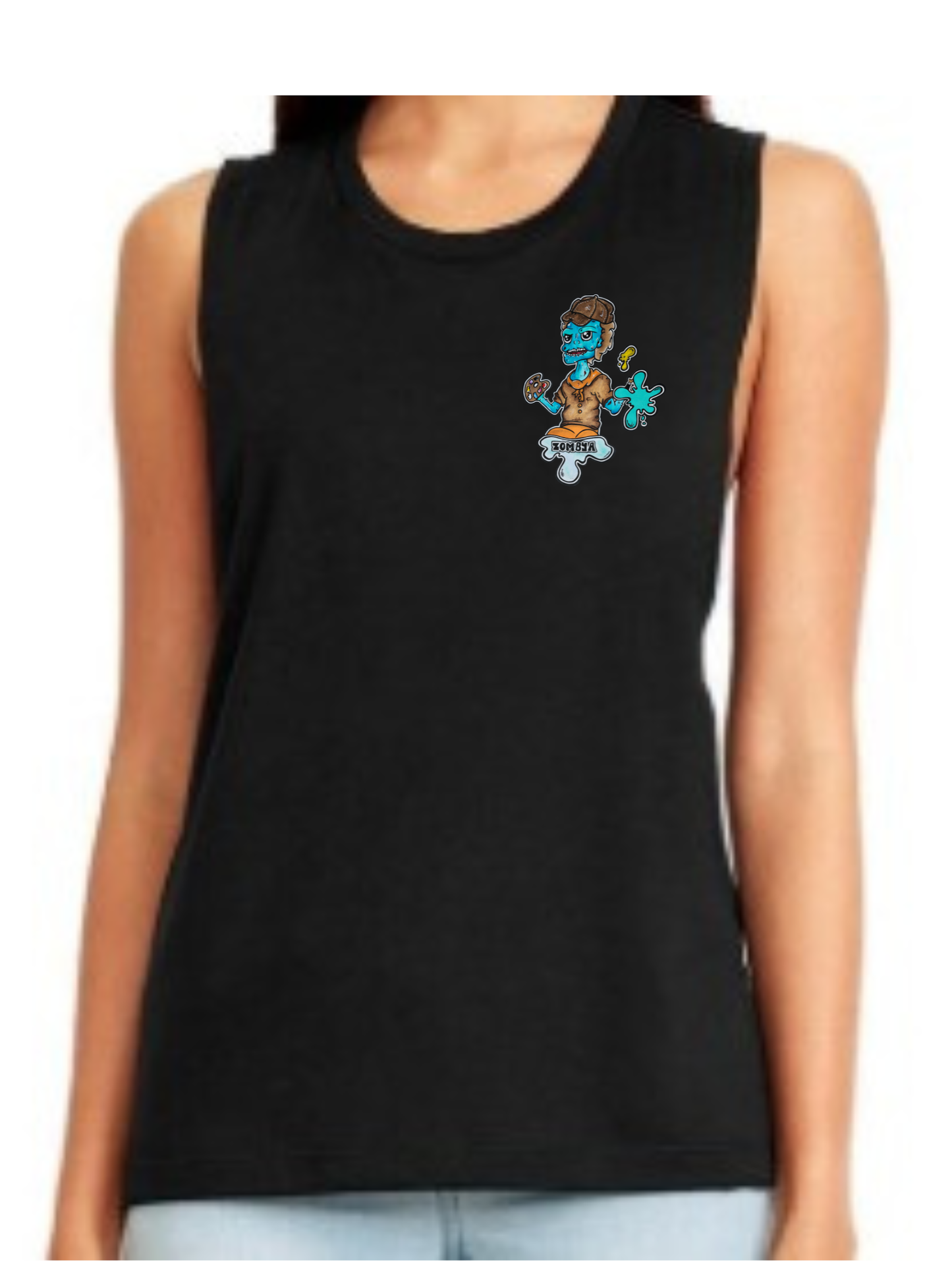 Camisole femme festival muscle Zombie artiste