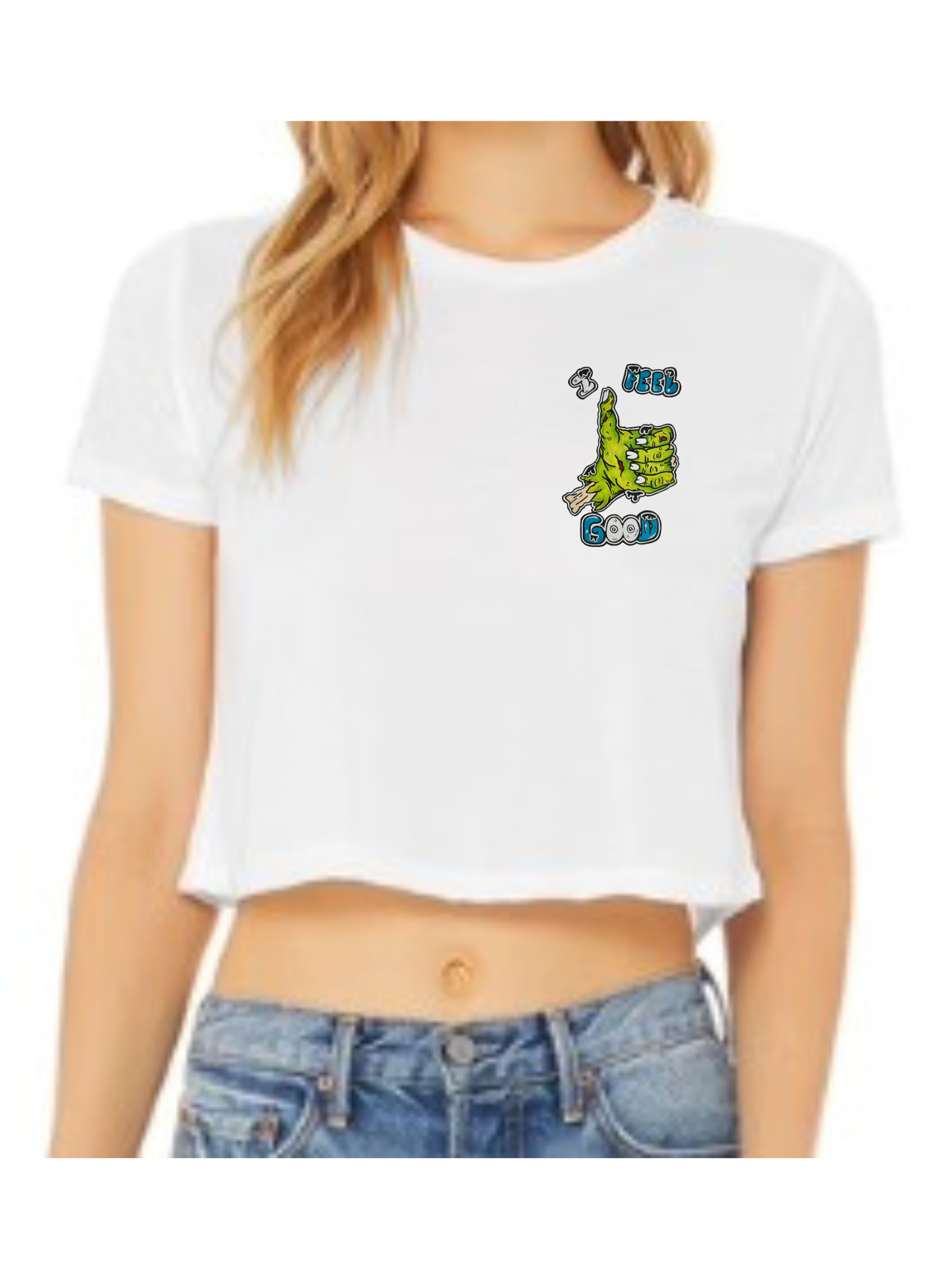 Crop top I feel good