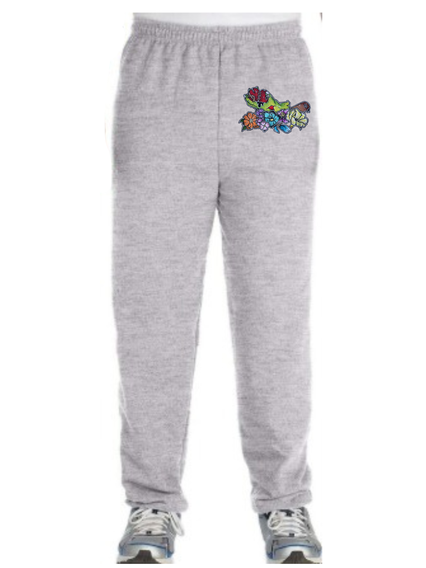Jogging unisexe Main zombie coeur fleur