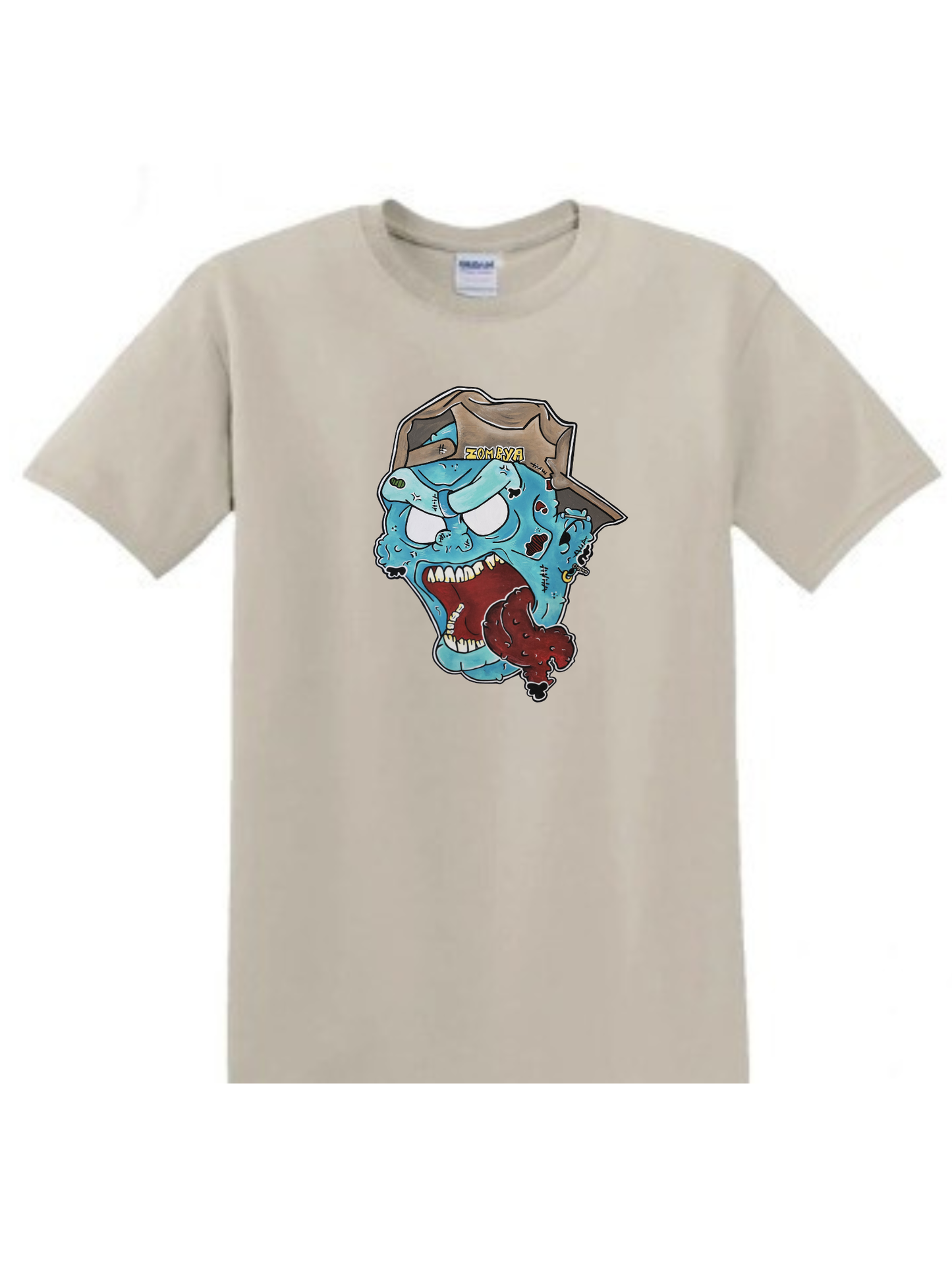 T-shirt  Zombie casquette