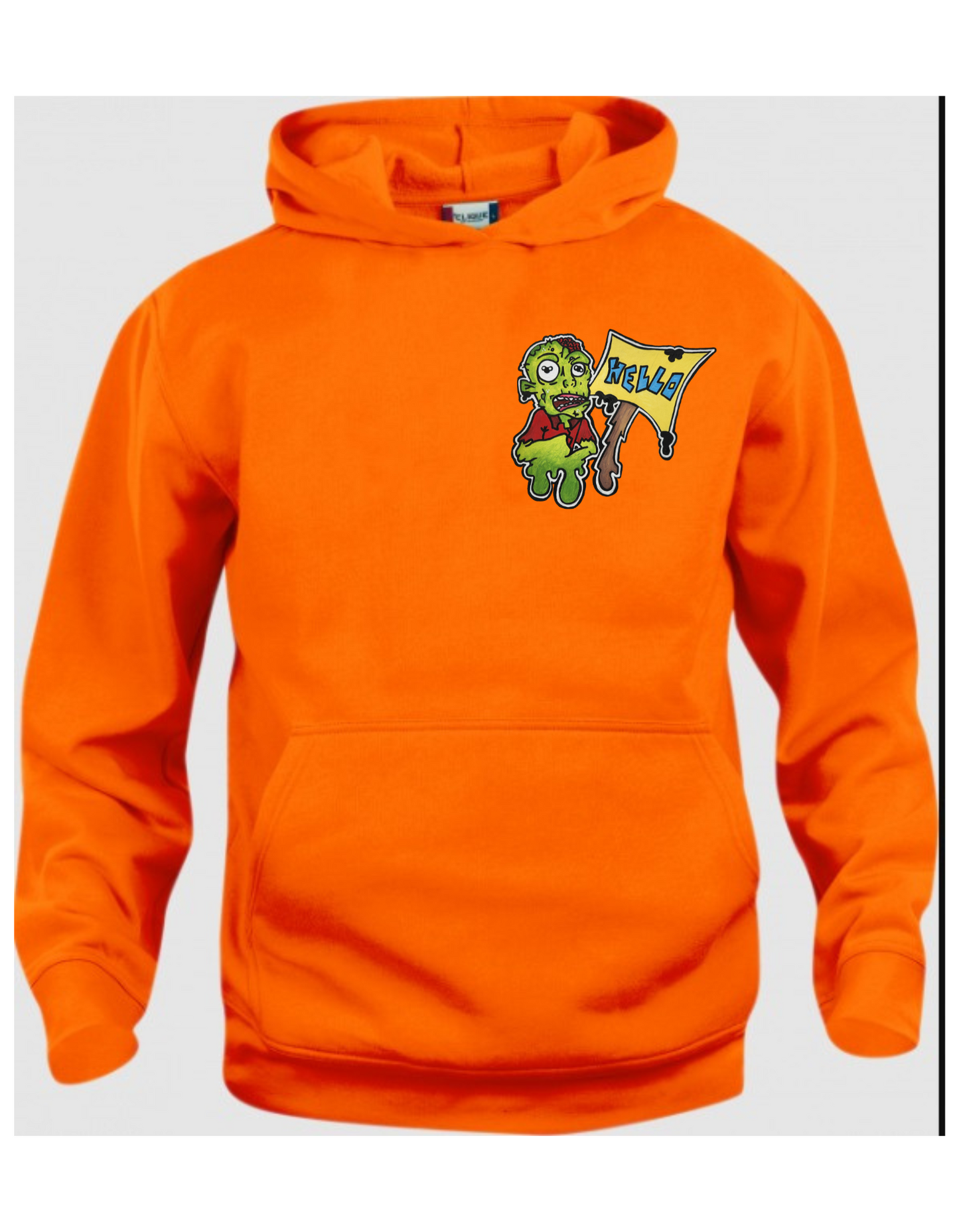 Hoodies zombie hello