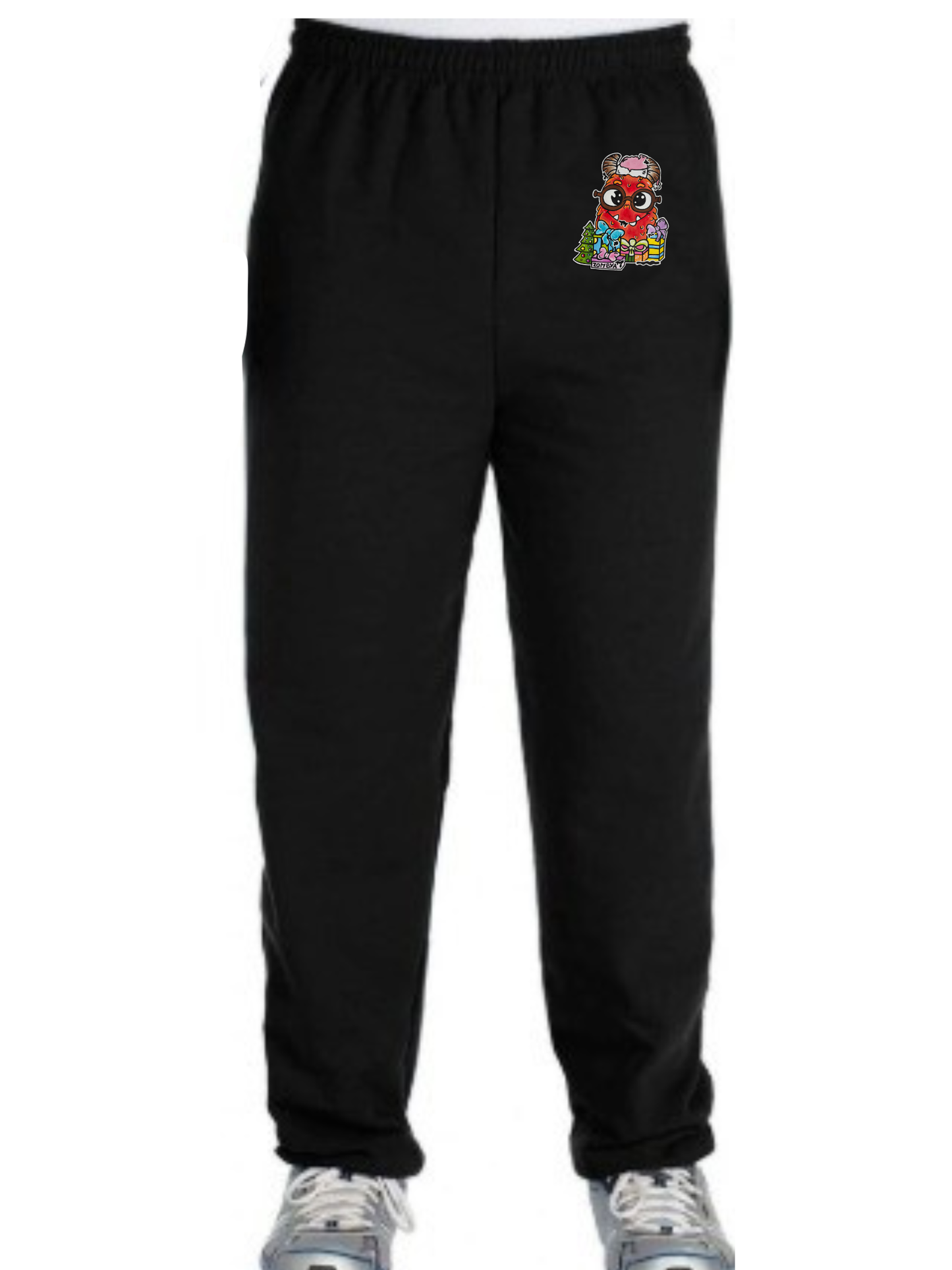 Jogging unisexe Monstre Rouge Noël