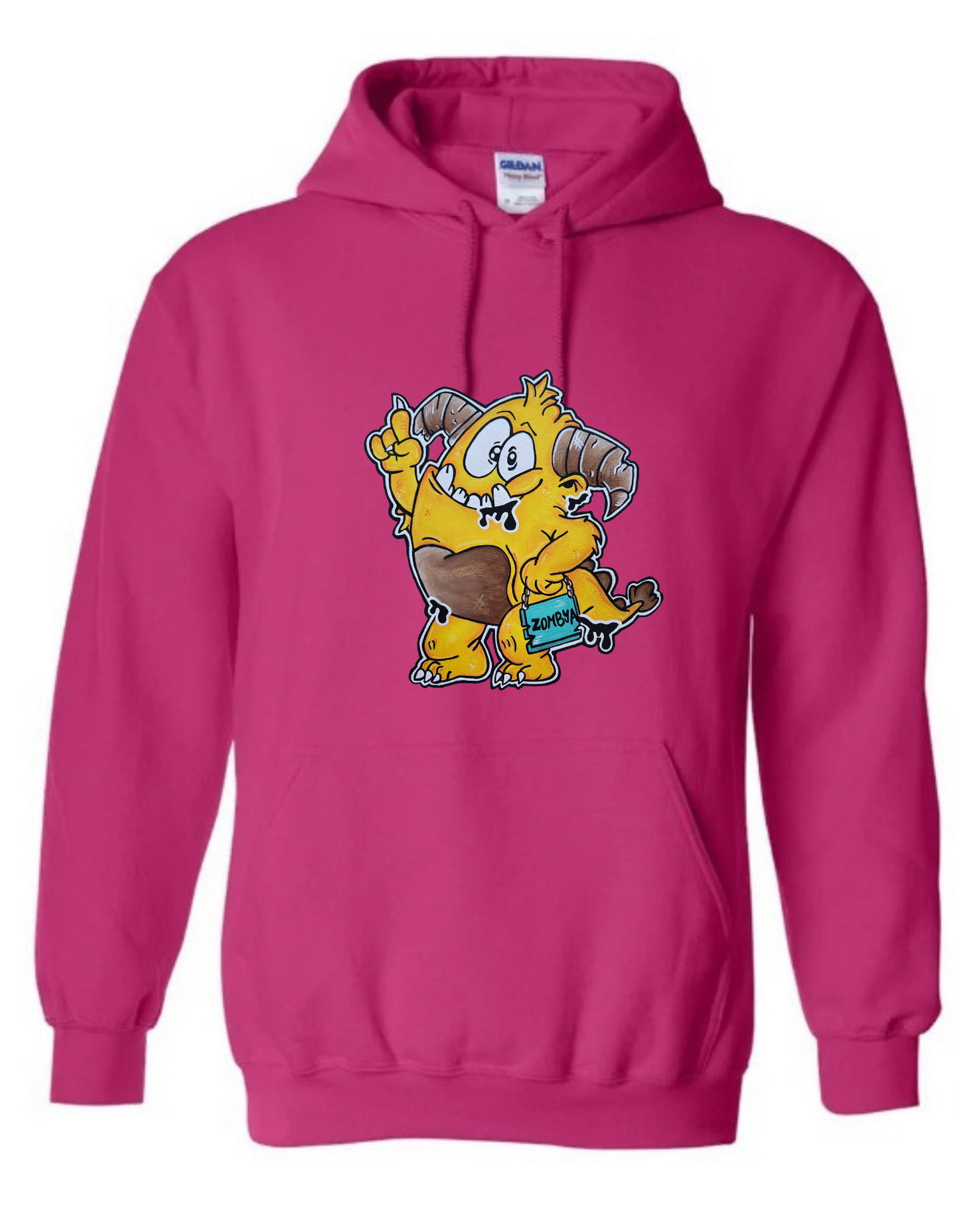 Hoodies enfant monstre jaune