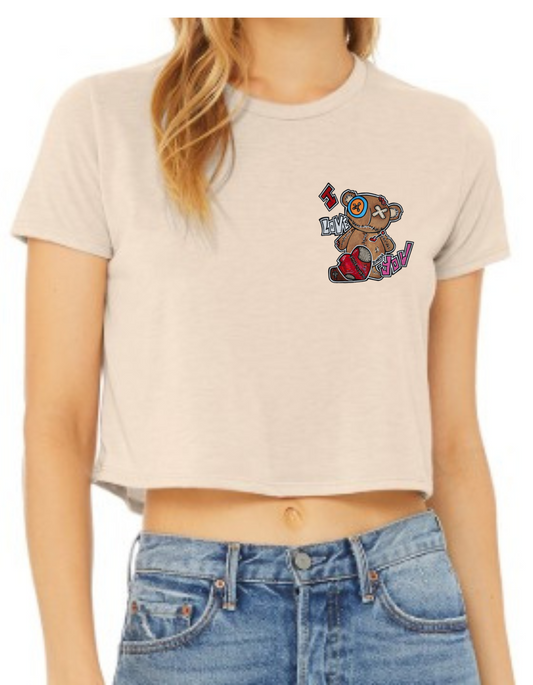 Crop top ours I love you