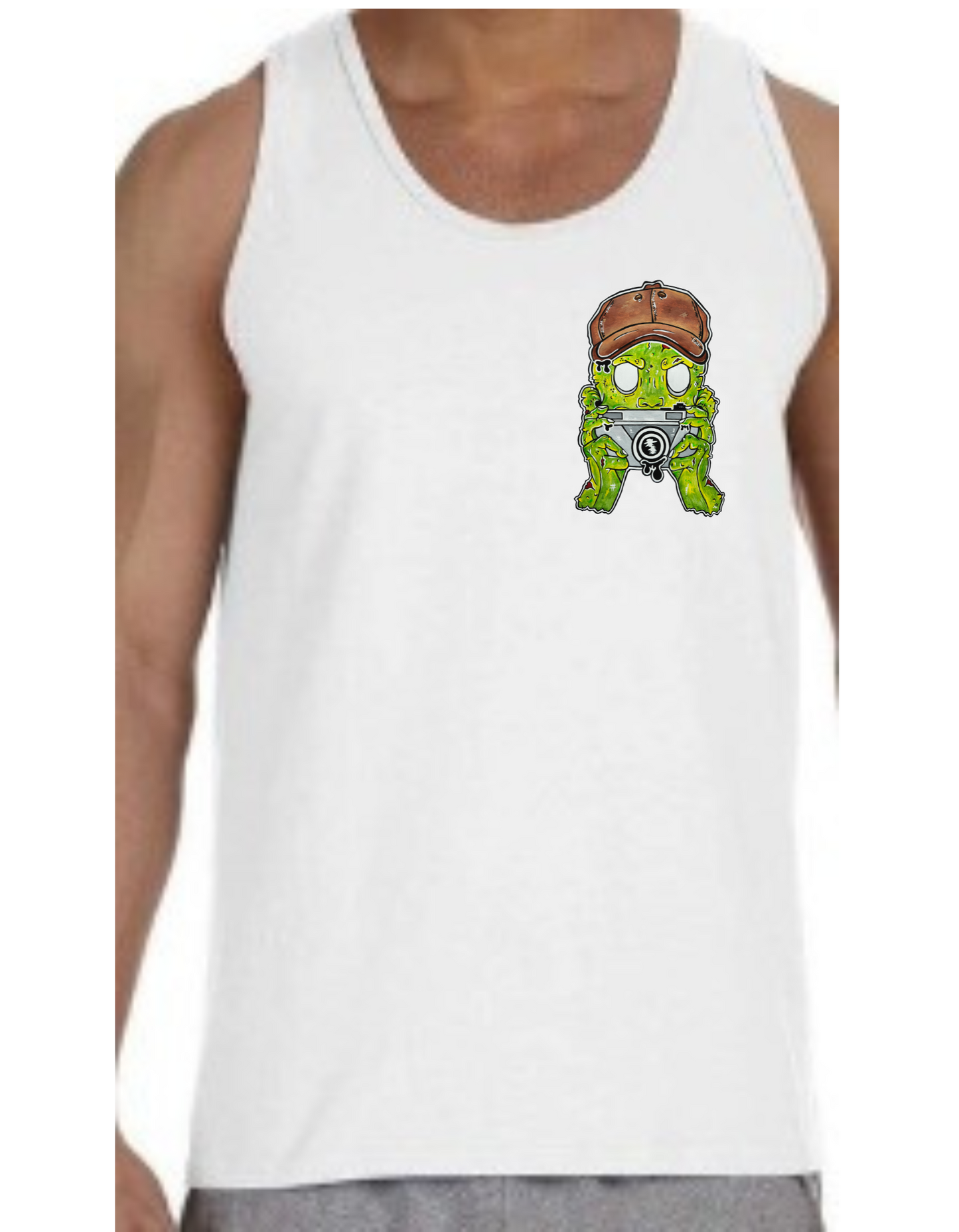 Camisole homme Zombie photographe
