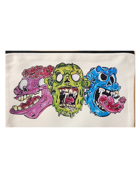 Coffre a crayon trio zombies