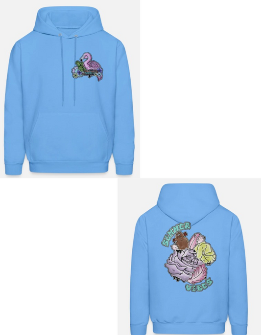 Hoodies combo flamant rose