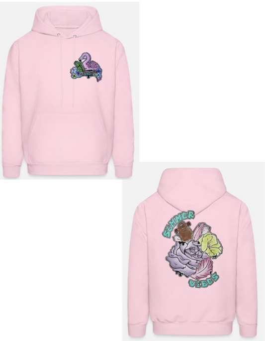 Hoodies combo flamant rose