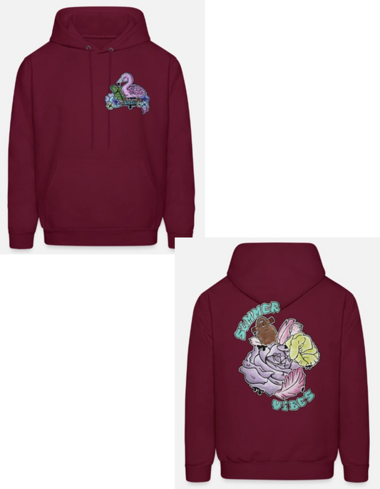 Hoodies enfant combo flamant rose