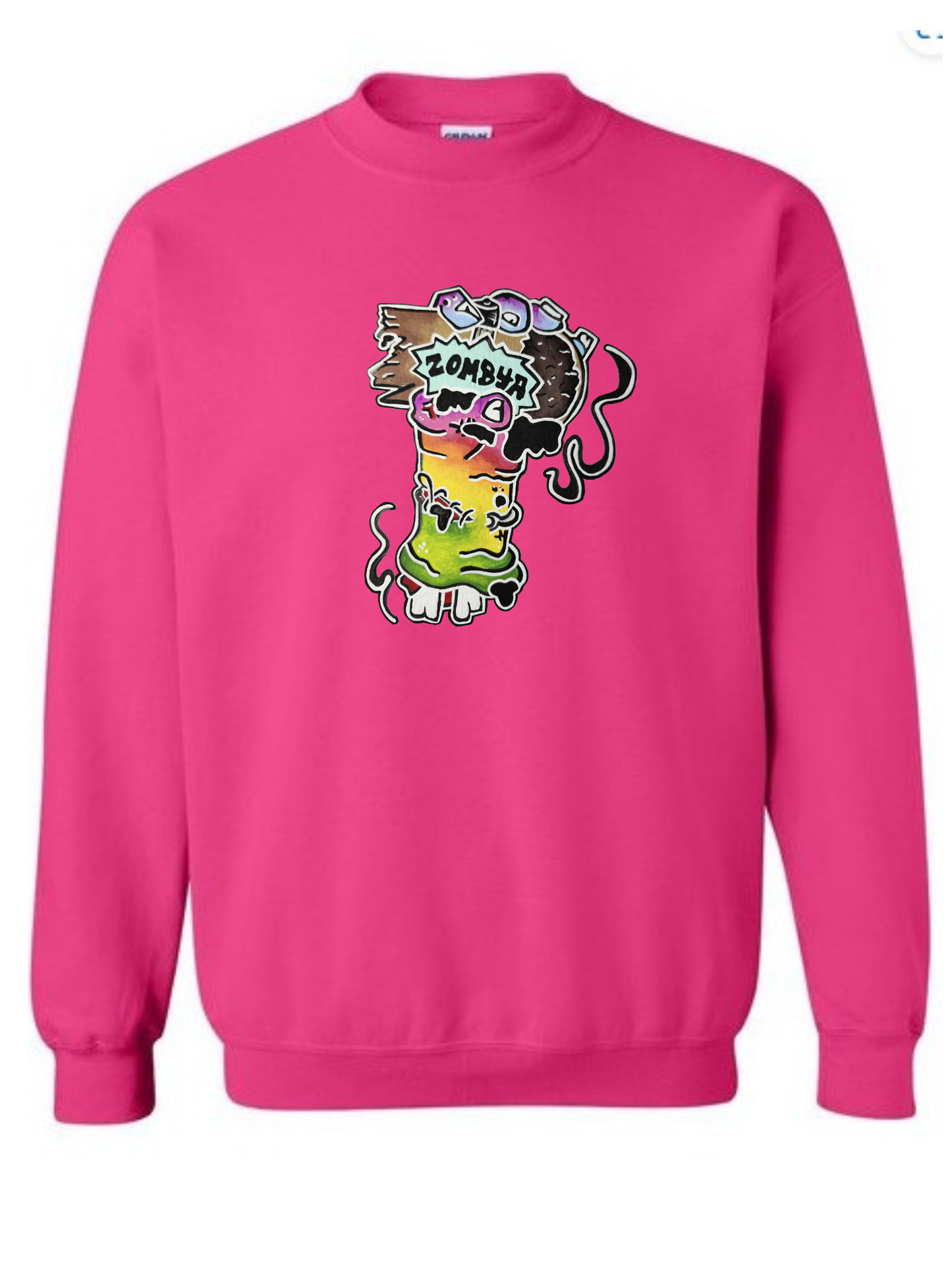 Crewneck Main zombie multicolore