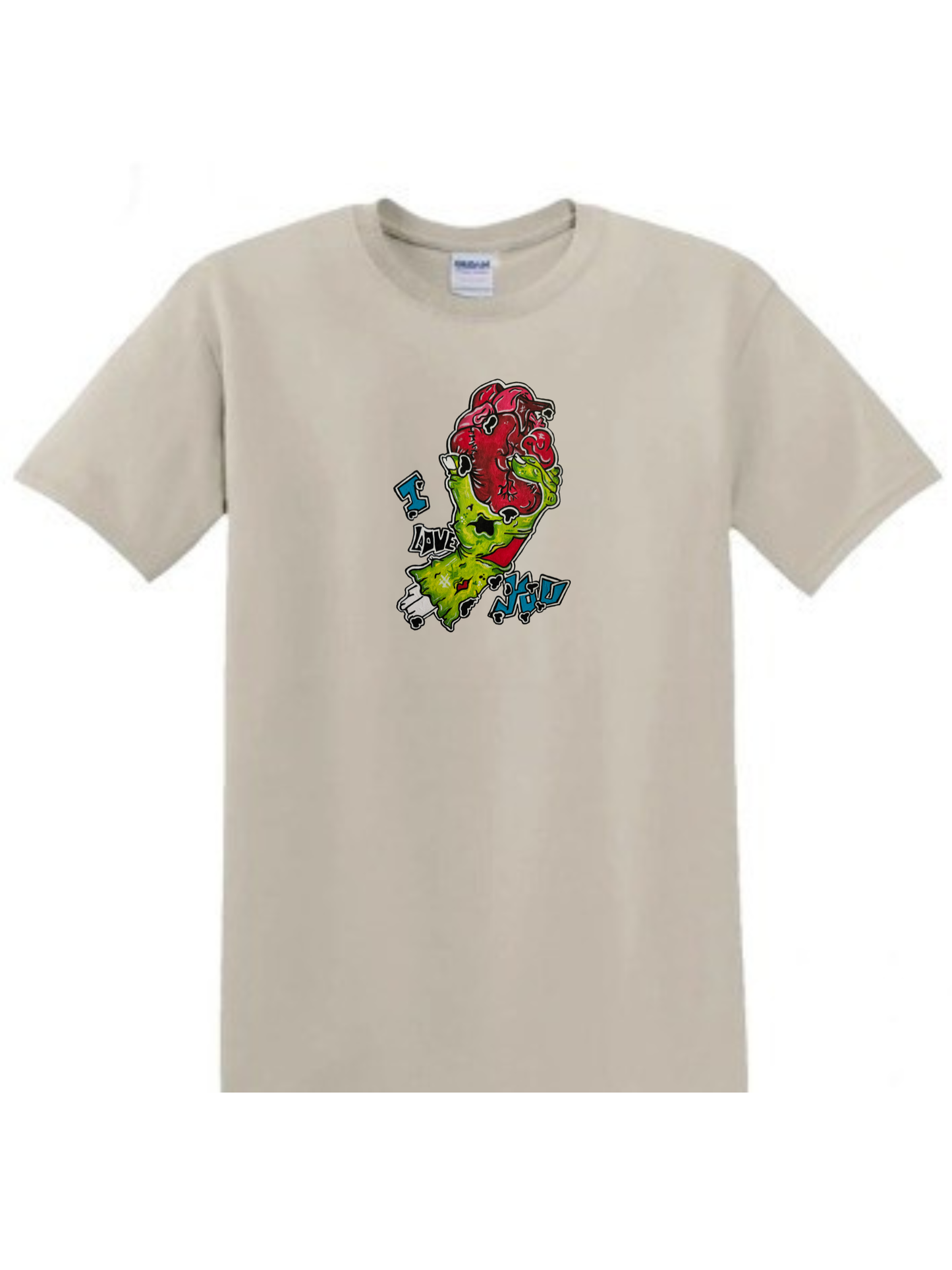 T-shirt enfant Main zombie coeur I love you