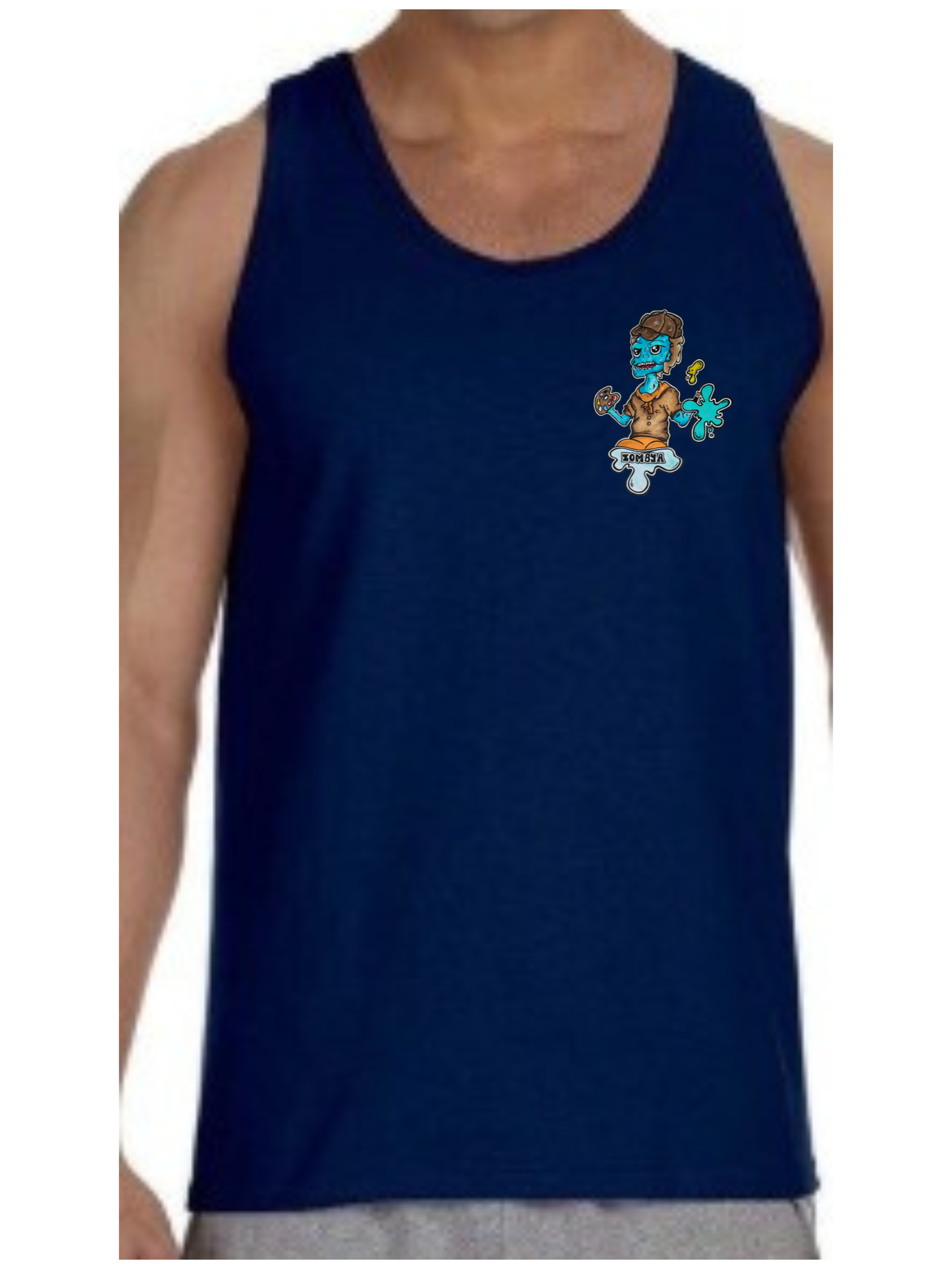 Camisole homme Zombie artiste