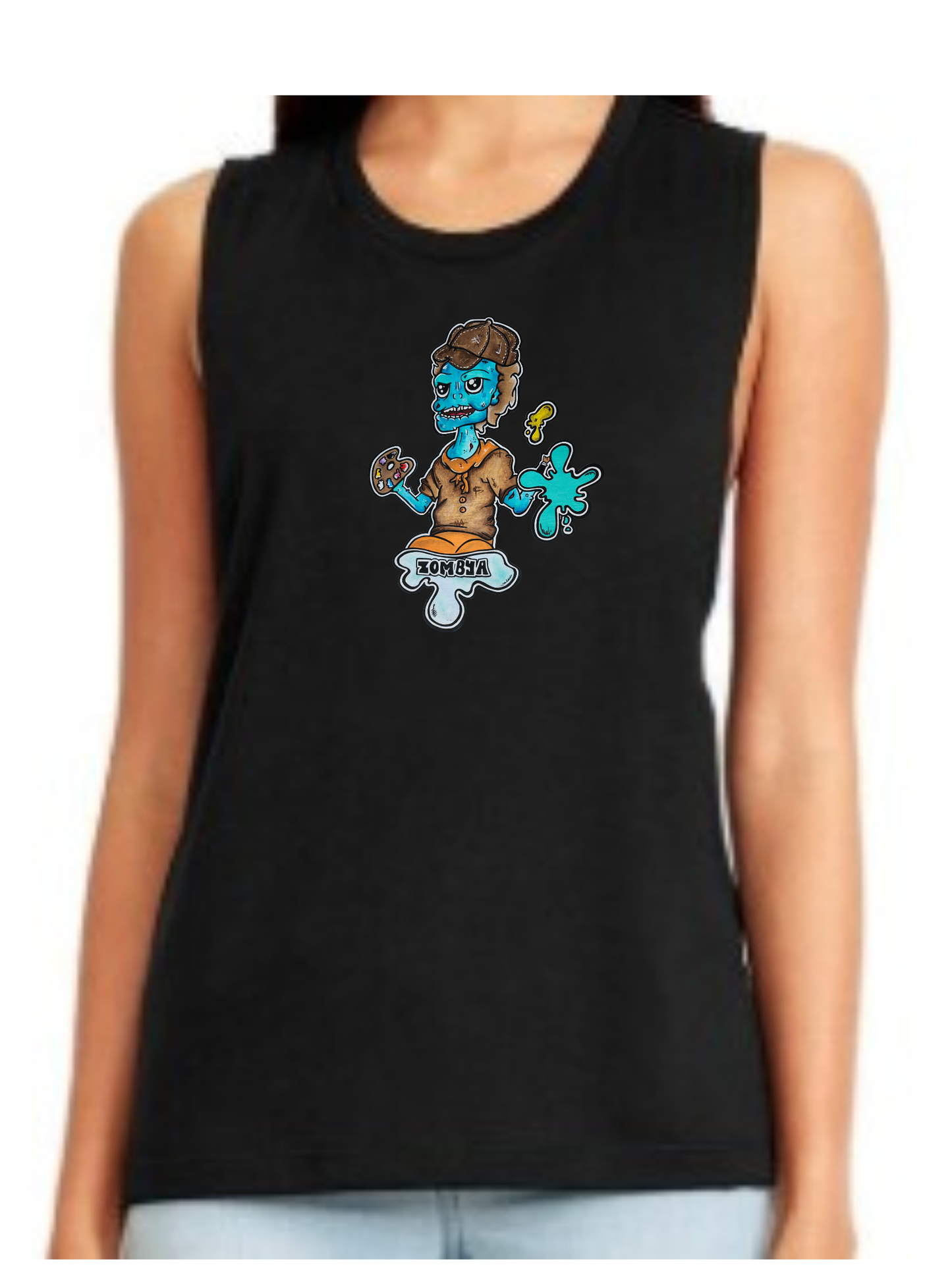 Camisole femme festival muscle Zombie artiste