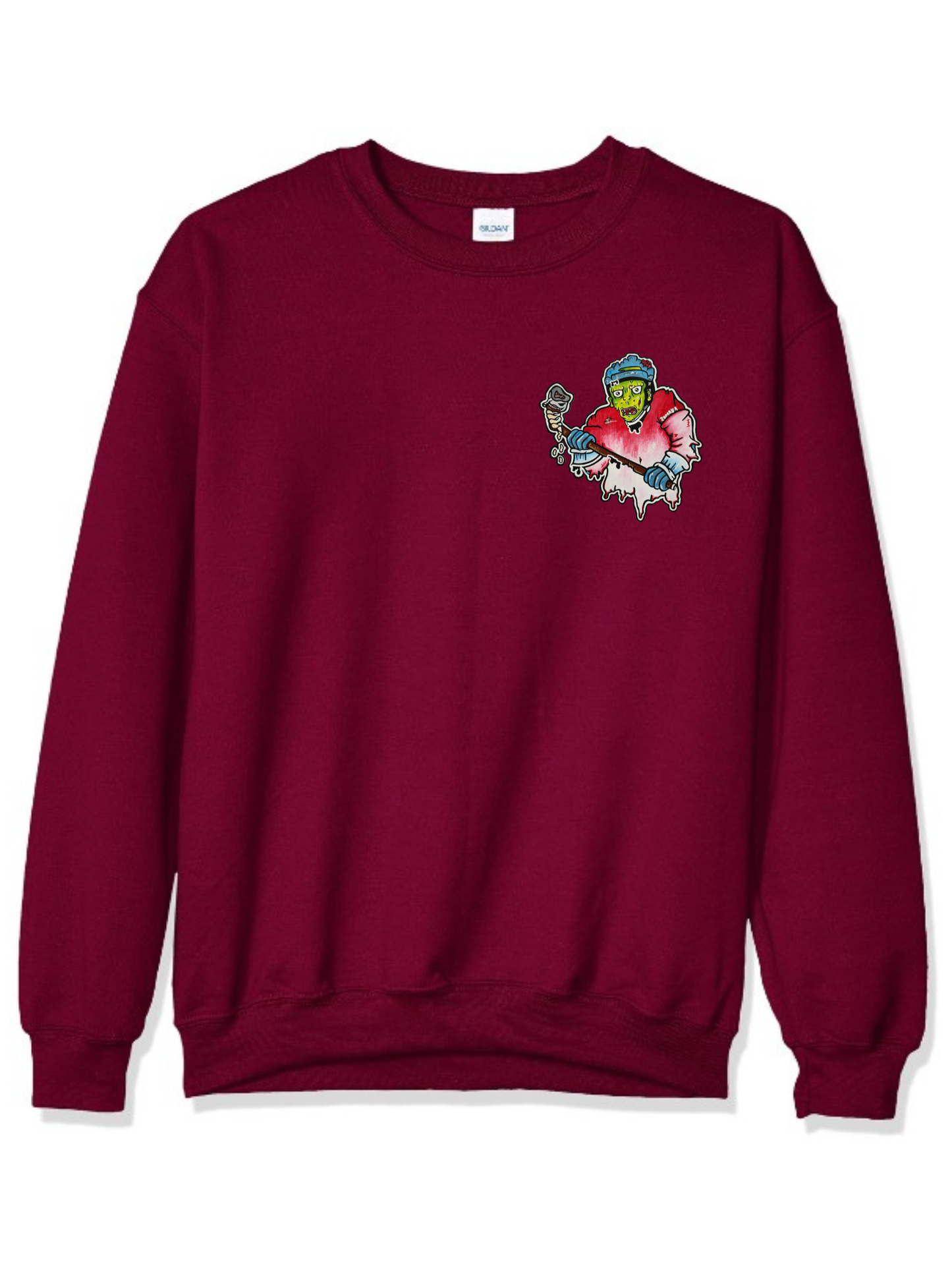 Crewneck Joueur zombie hockey