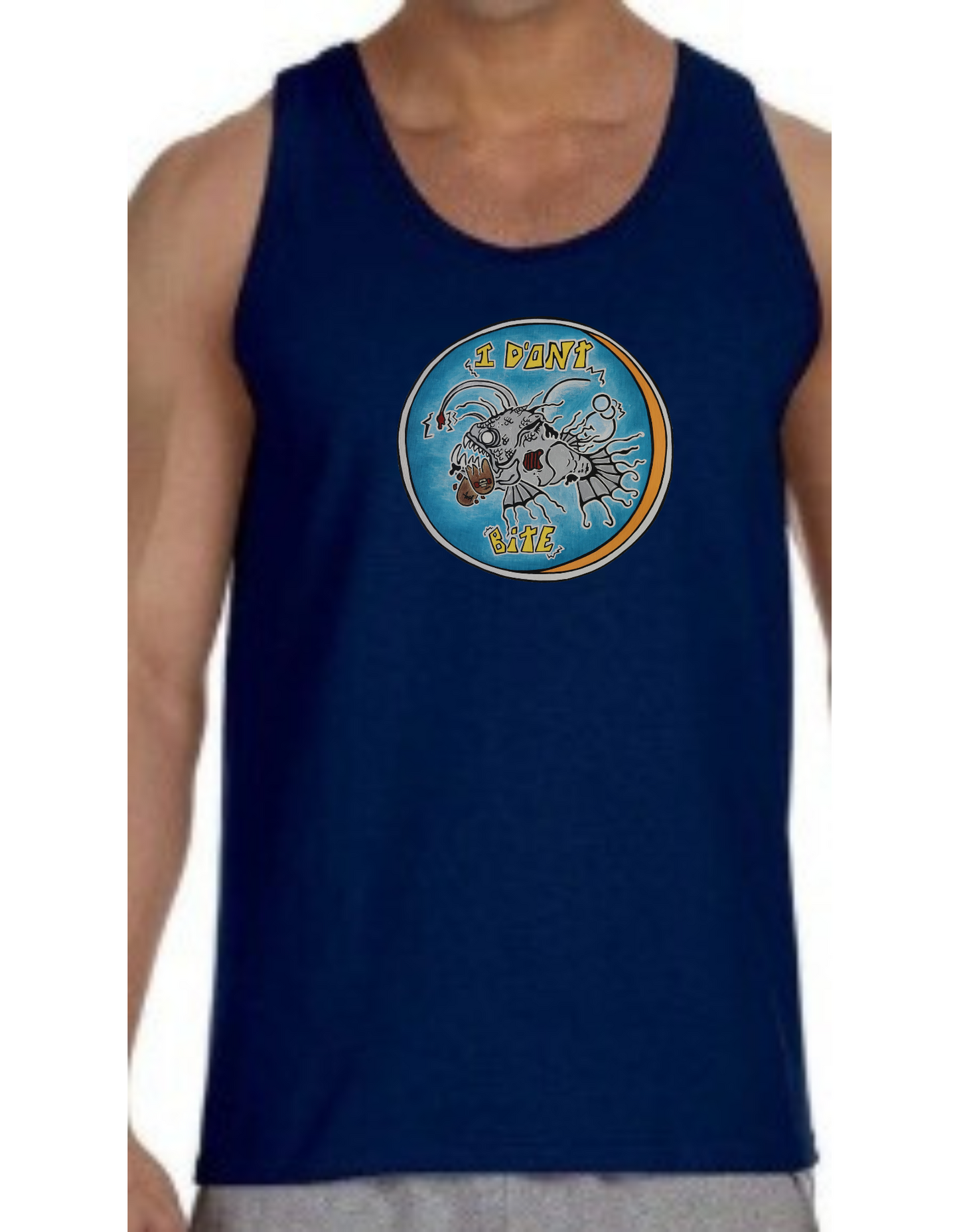 Camisole homme Poisson lanterne (gros)