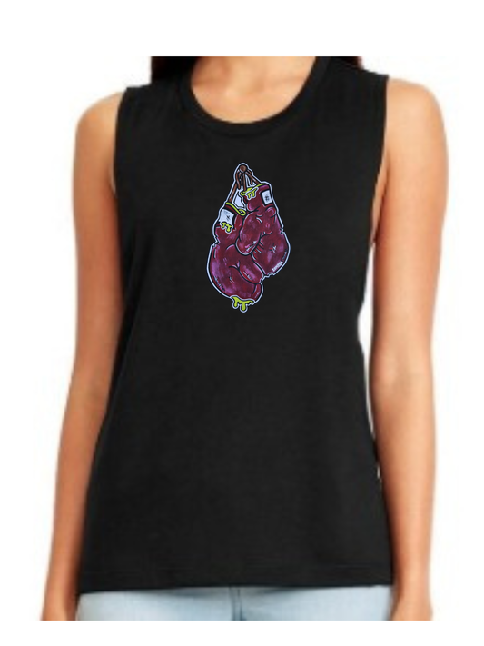 Camisole femme festival muscle Gant de boxe