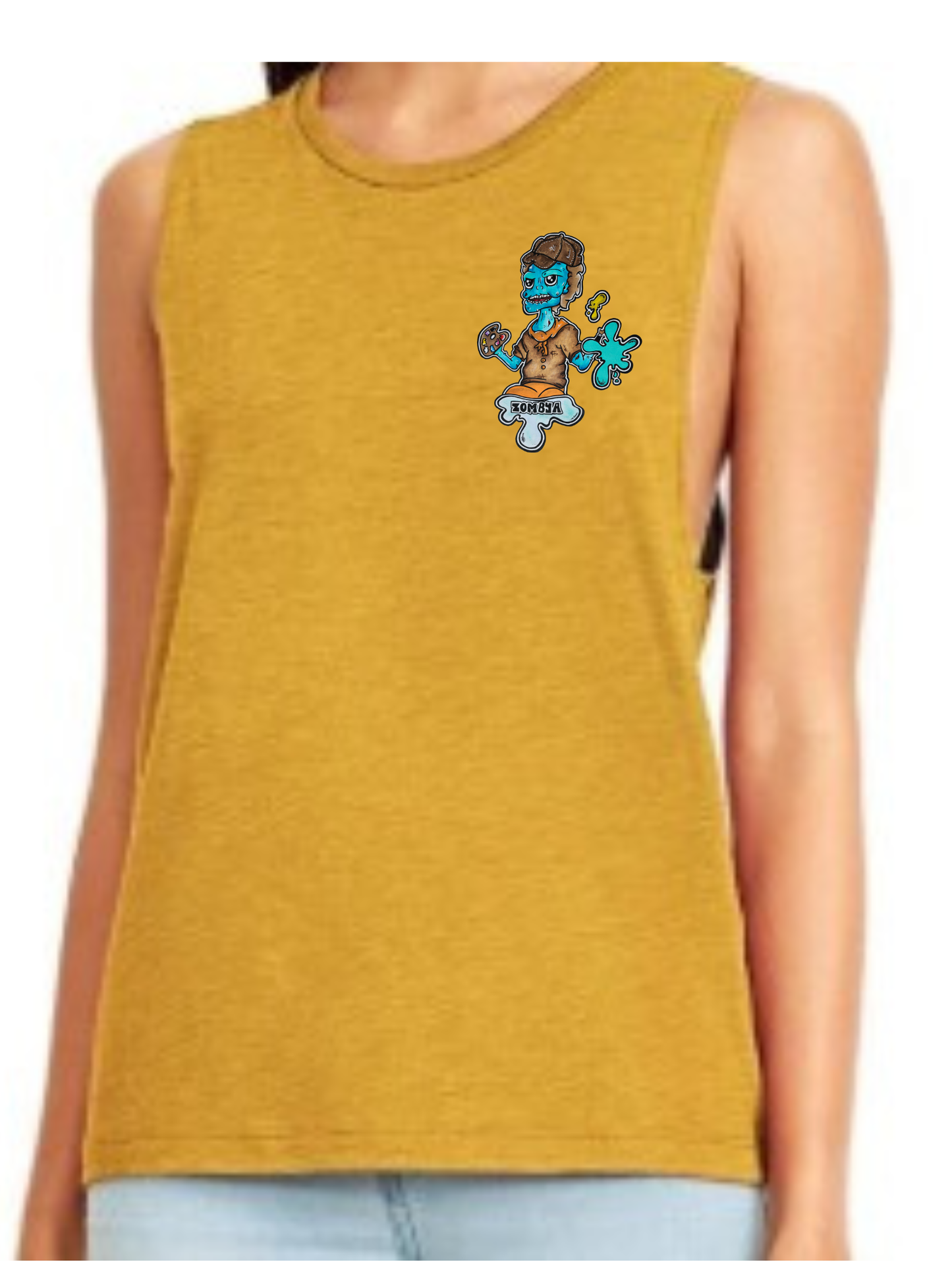 Camisole femme festival muscle Zombie artiste