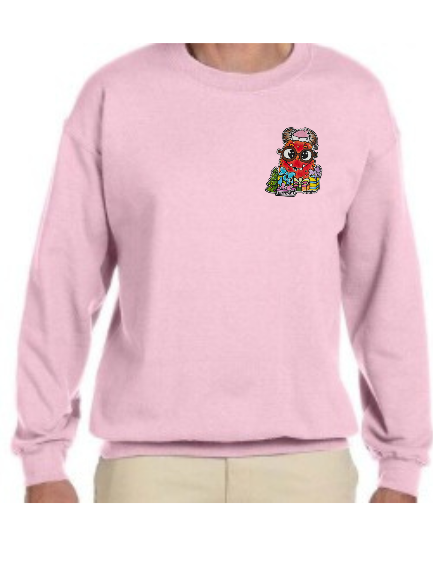 Crewneck Monstre rouge Noël