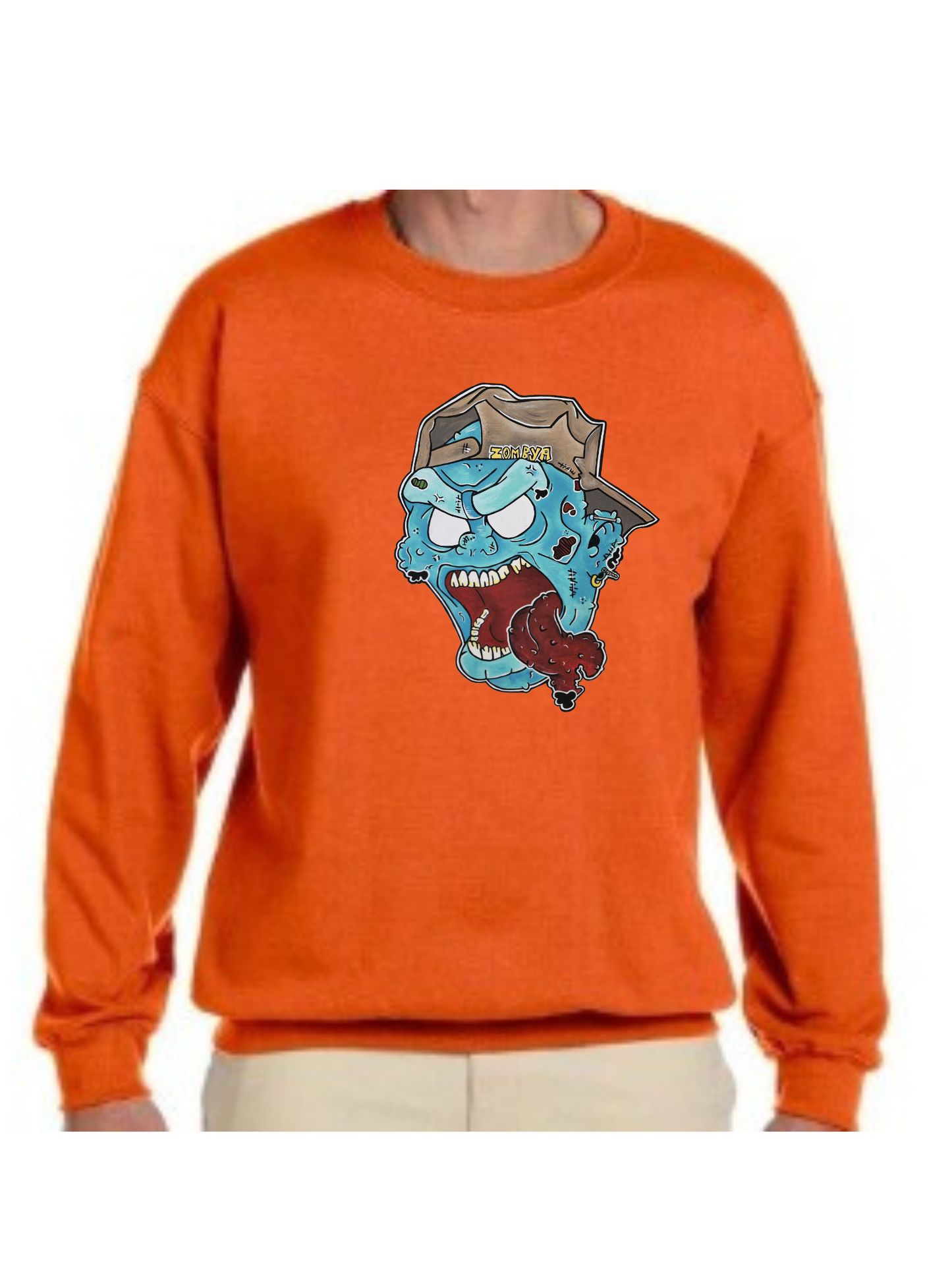 Crewneck Zombie casquette