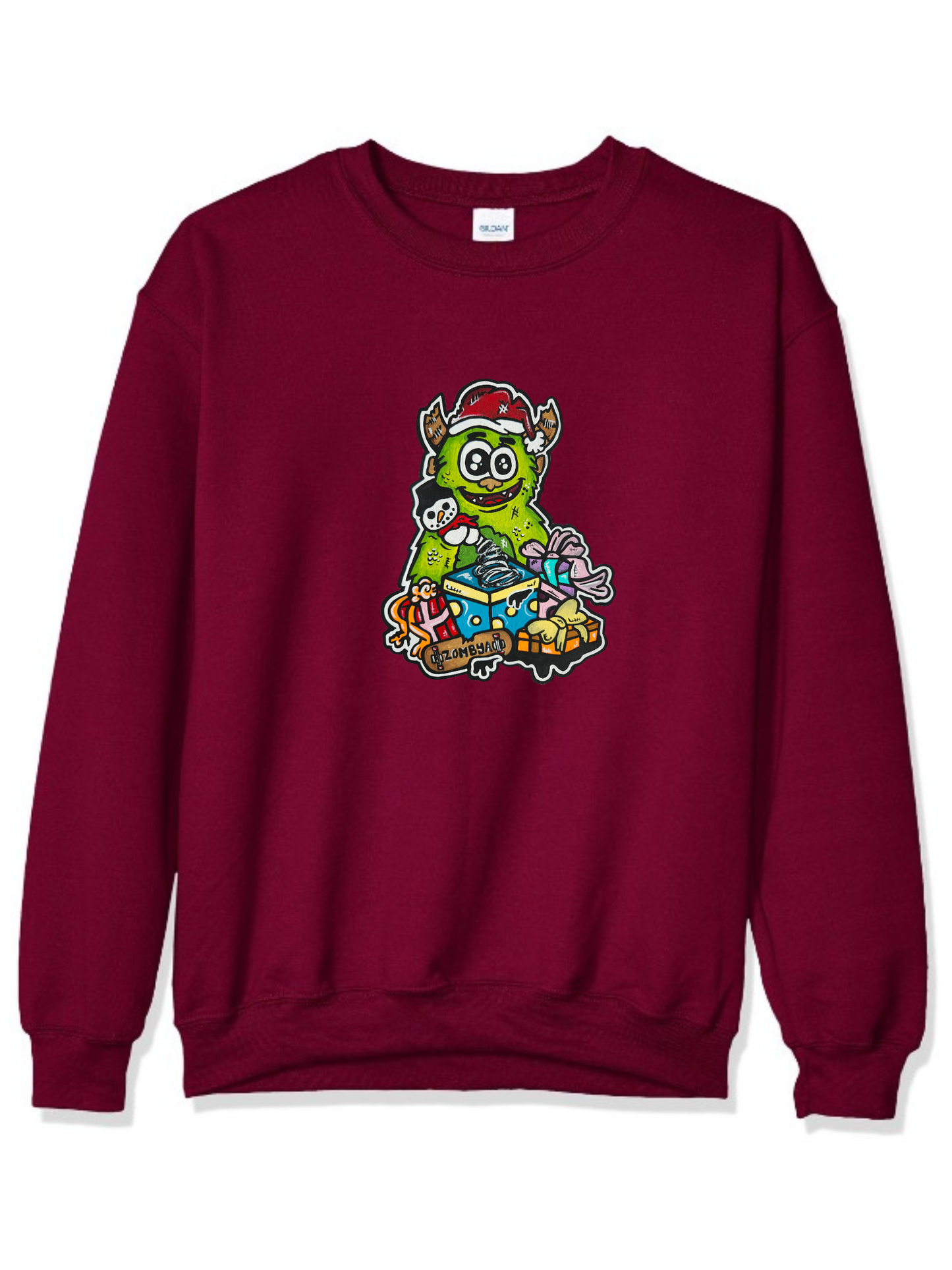 Crewneck Monstre vert Noël