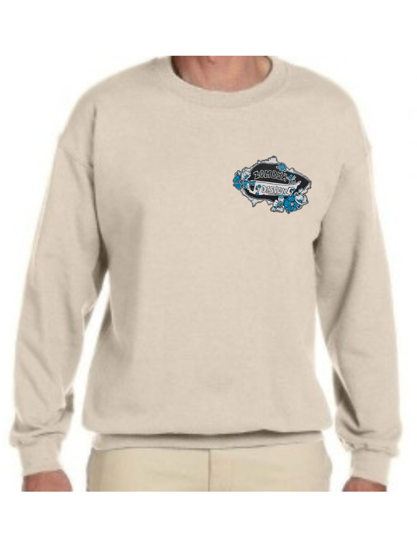 Crewneck Zombya Design
