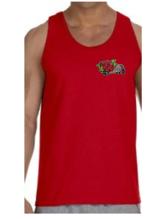 Camisole homme Skate fleur