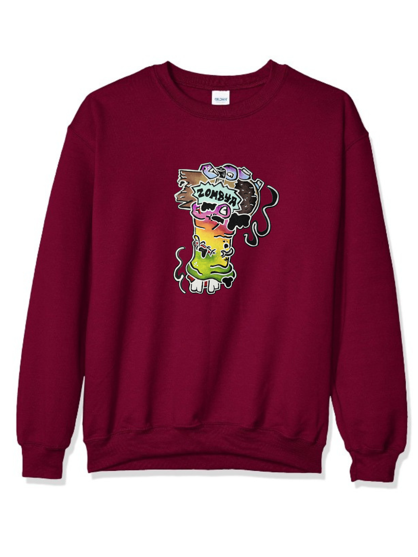 Crewneck Main zombie multicolore