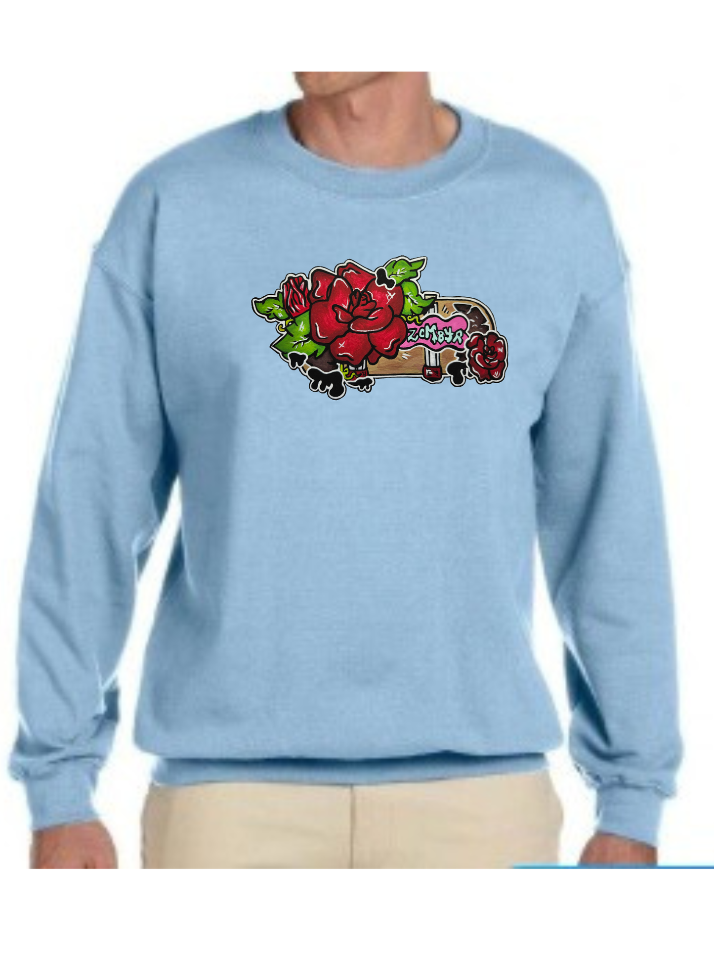 Crewneck skate fleur