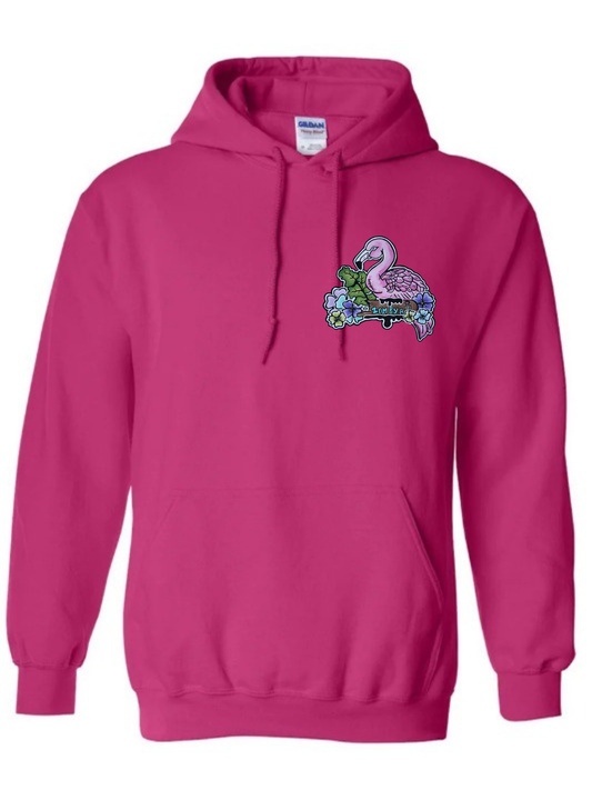 Hoodies enfant Flamant rose