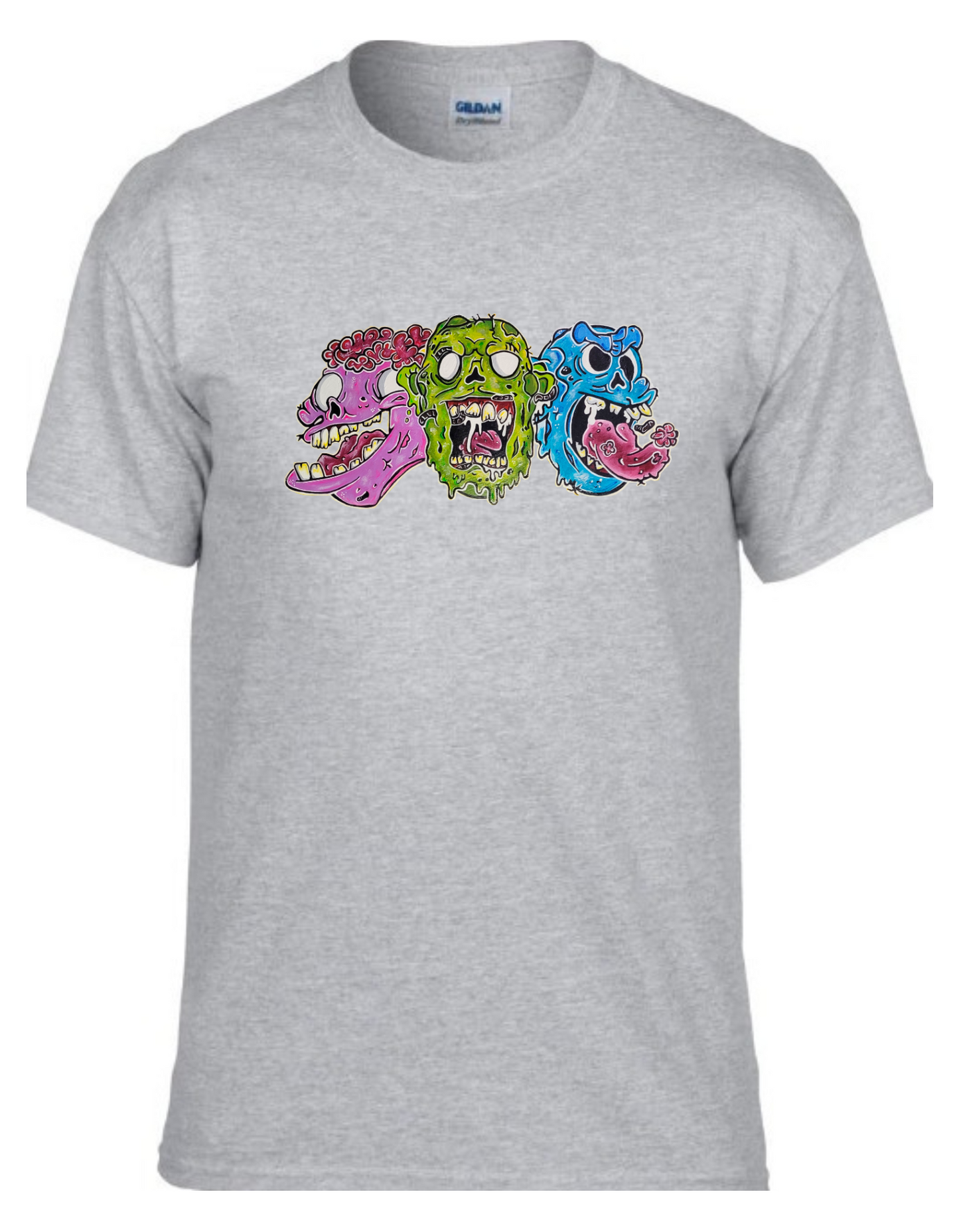 T-shirt trio zombies