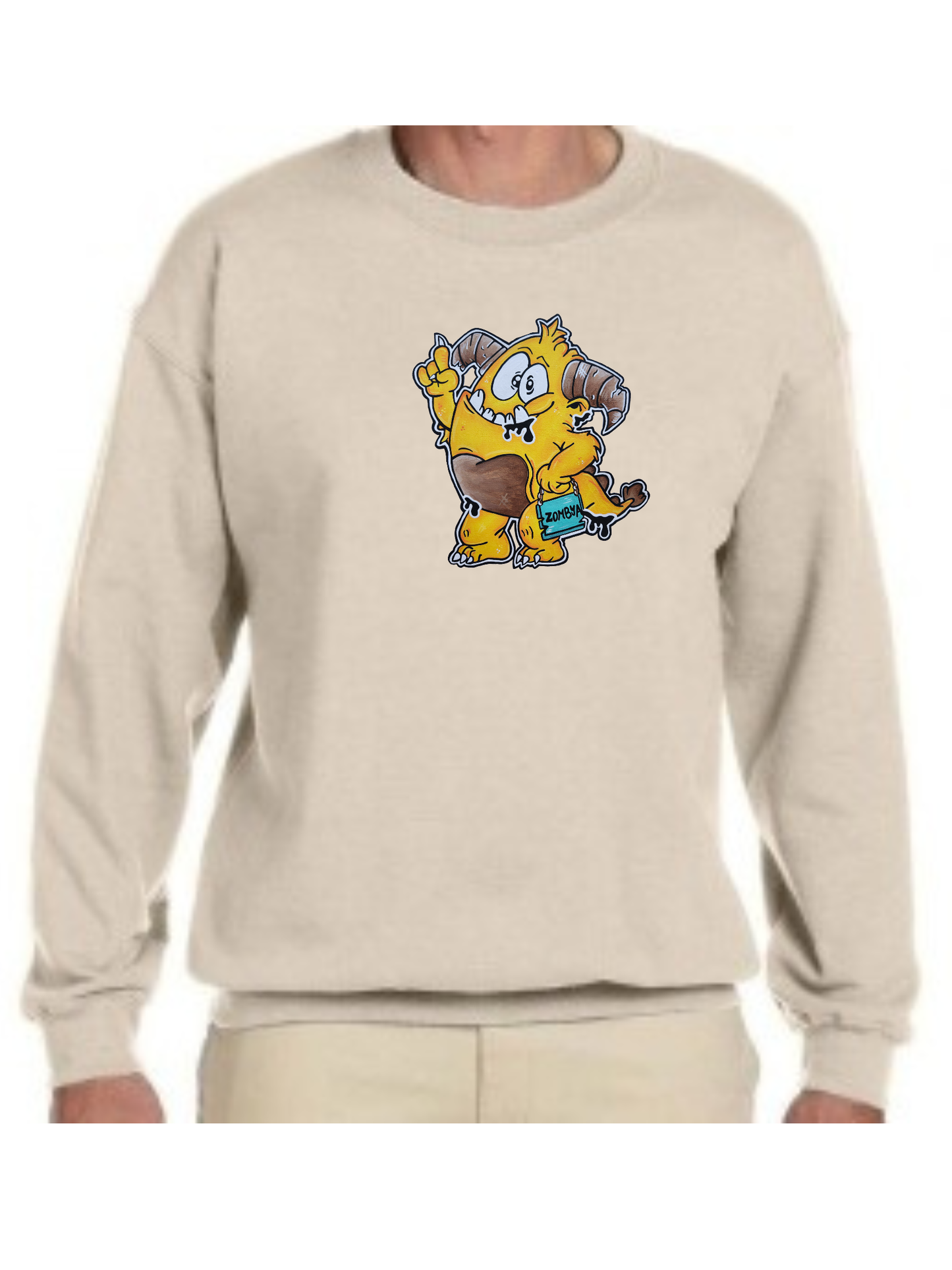 Crewneck Monstre jaune
