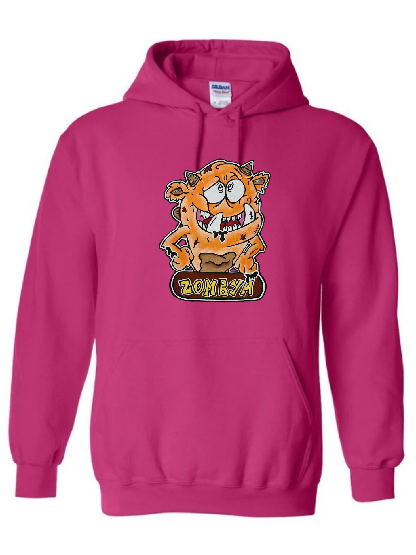 Hoodies Monstre orange
