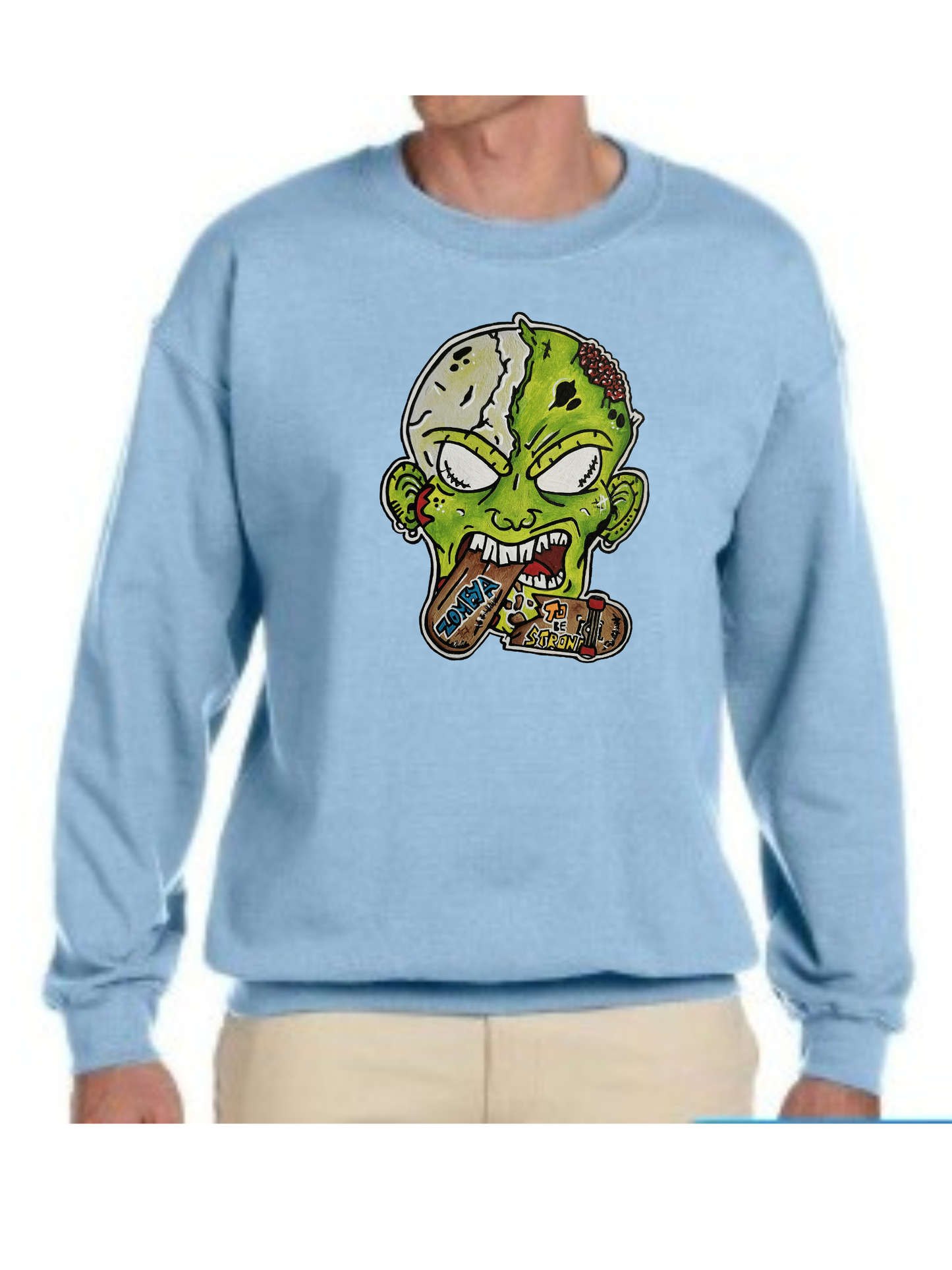 Crewneck Zombie mange skate