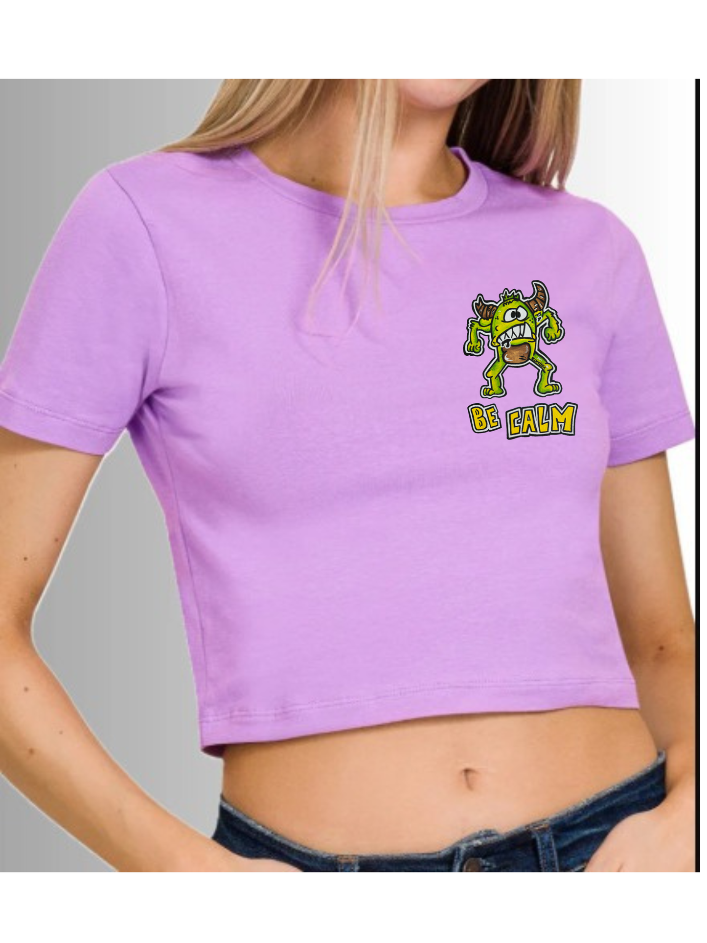 Crop top Be calm