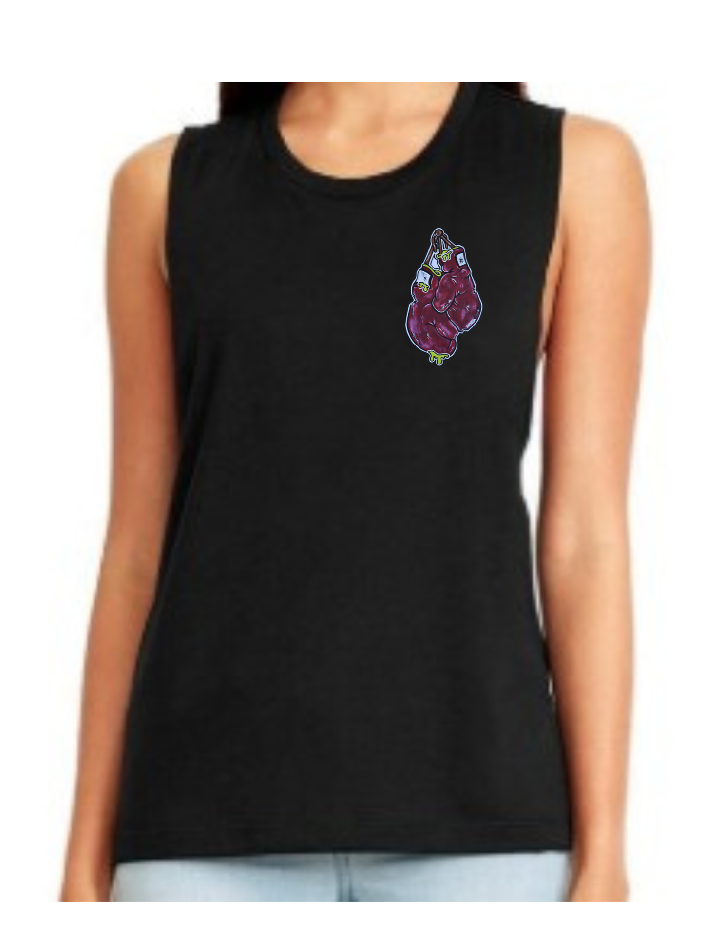 Camisole femme festival muscle Gant de boxe