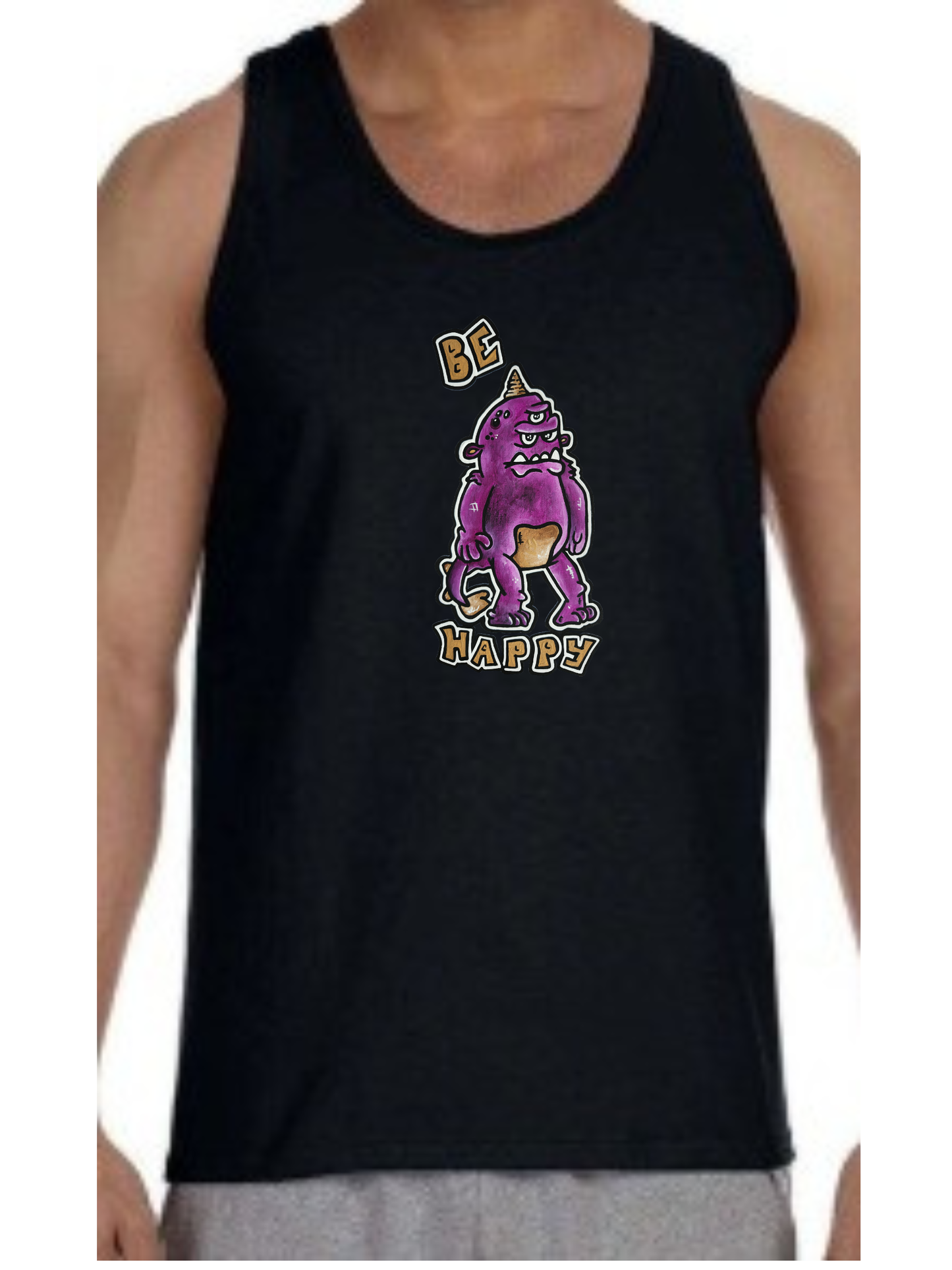 Camisole homme Be happy