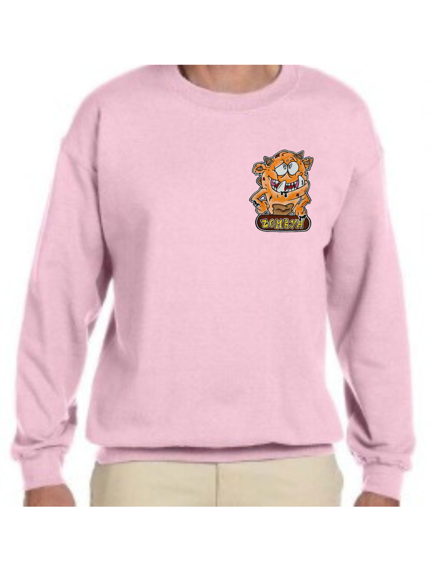 Crewneck Monstre orange