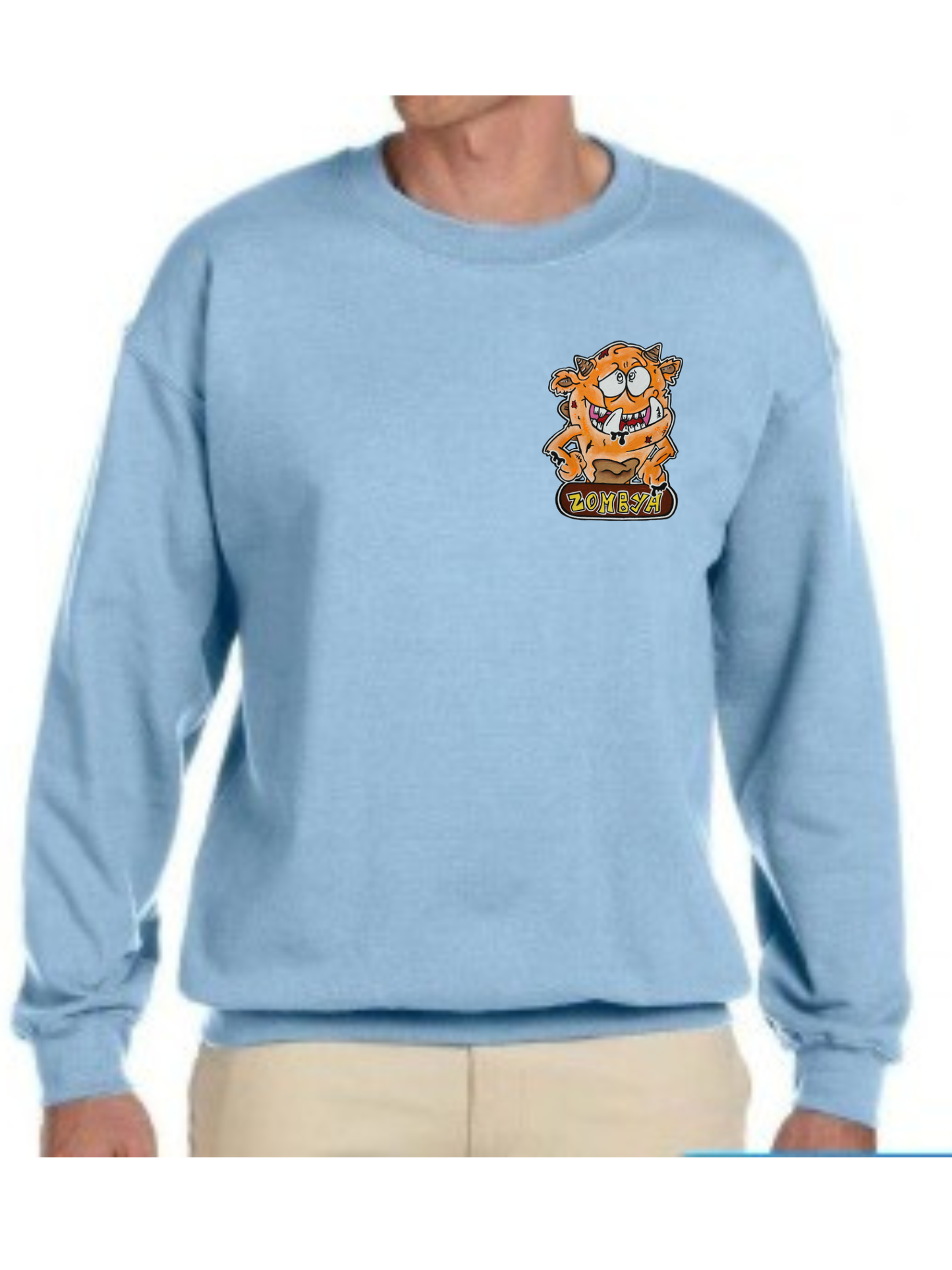 Crewneck Monstre orange