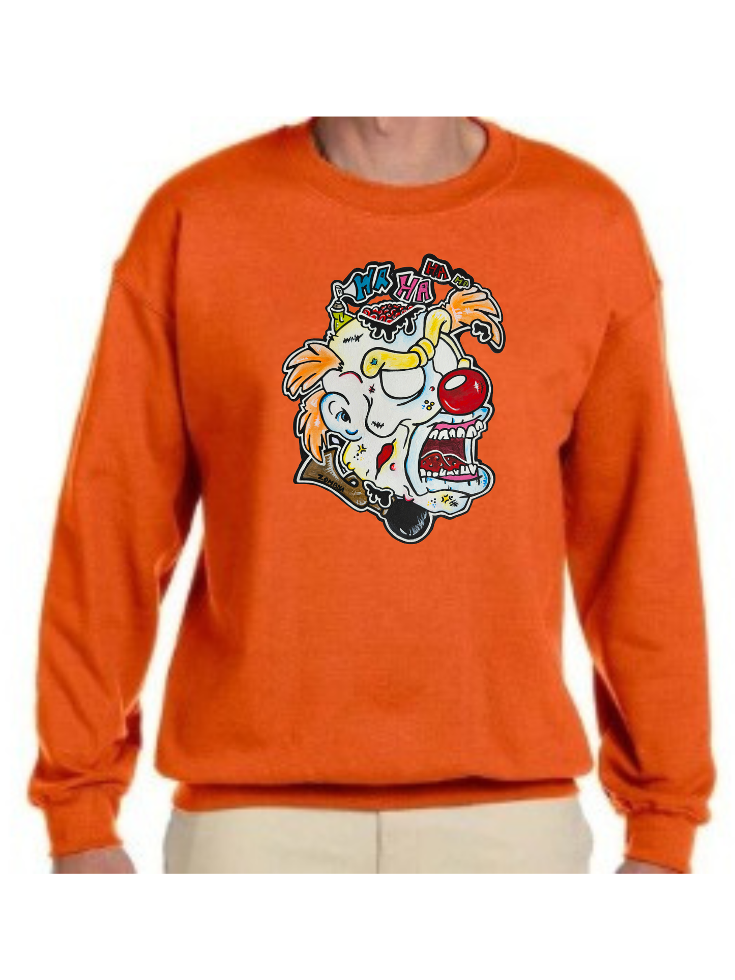 Crewneck Zombie clown