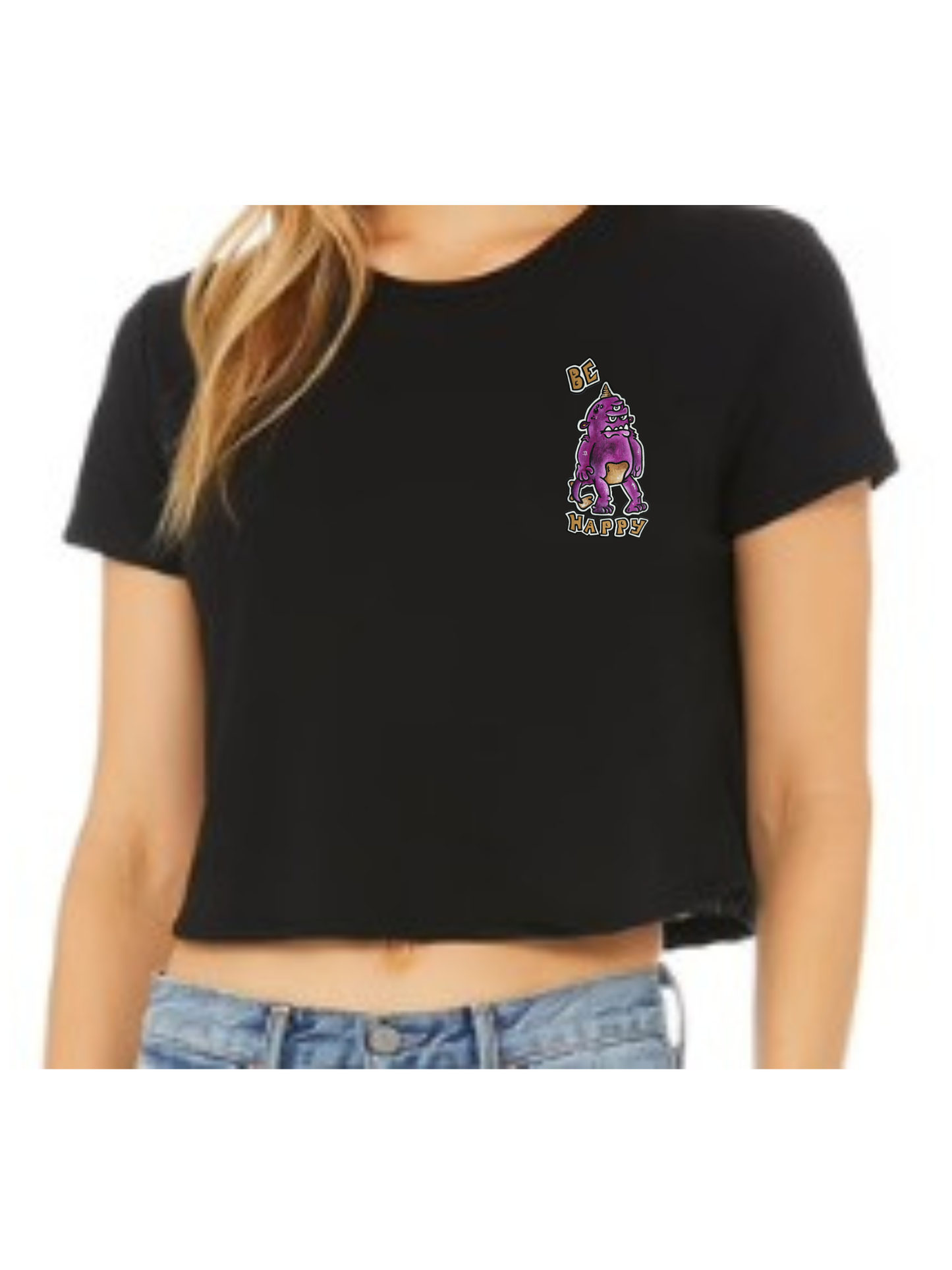 Crop top Be happy