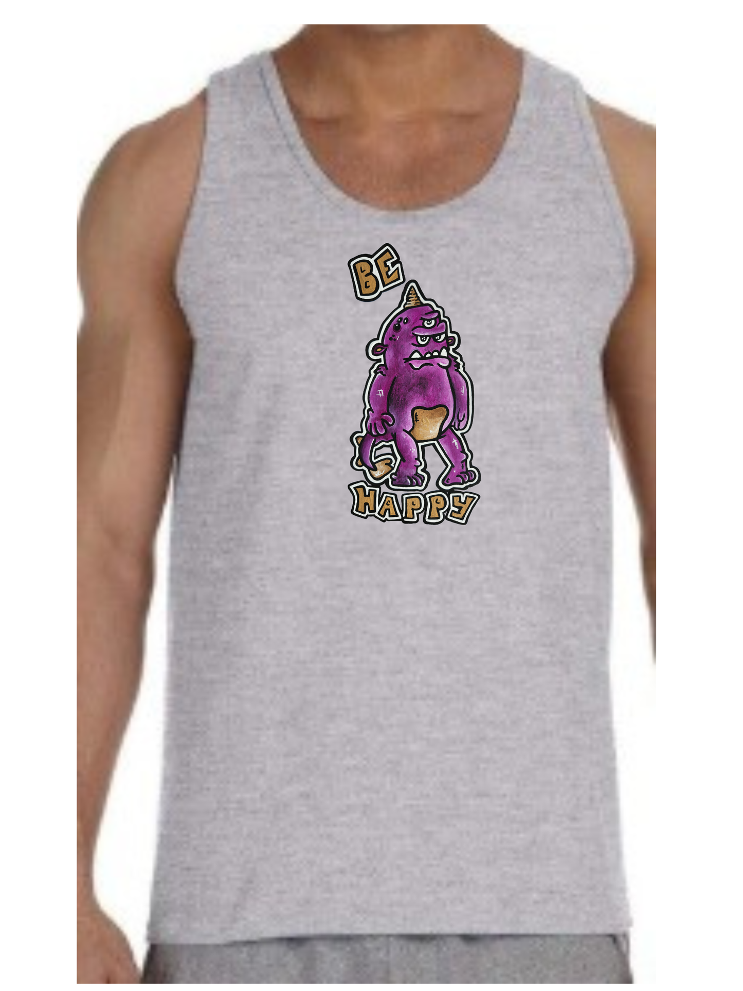 Camisole homme Be happy