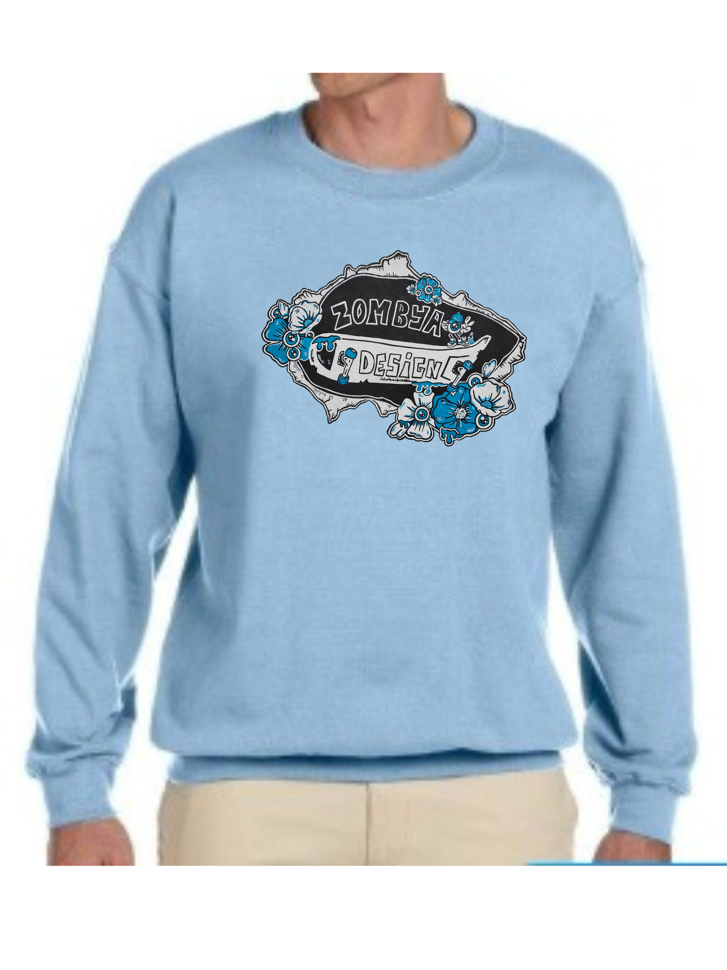 Crewneck Zombya Design