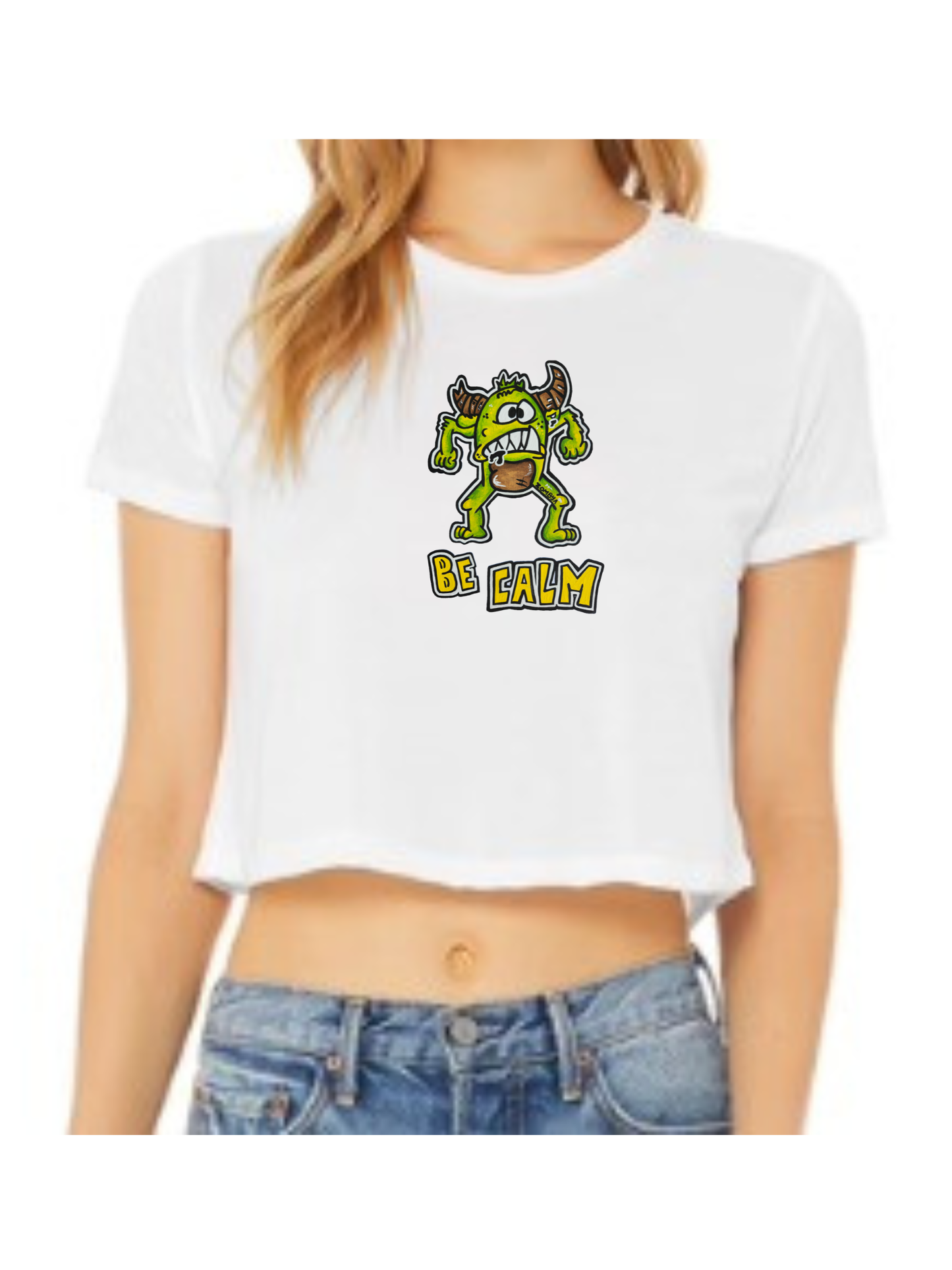 Crop top Be calm