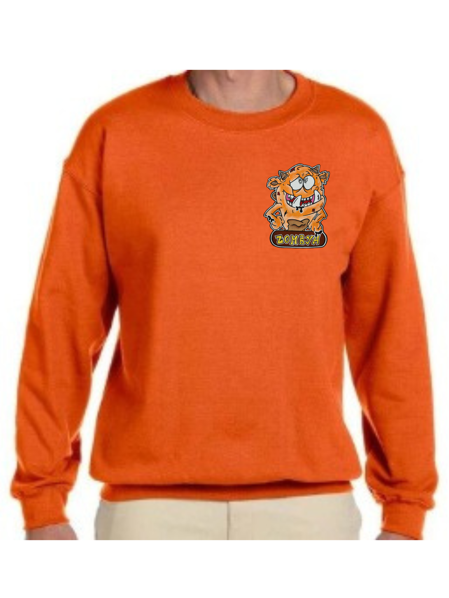 Crewneck Monstre orange